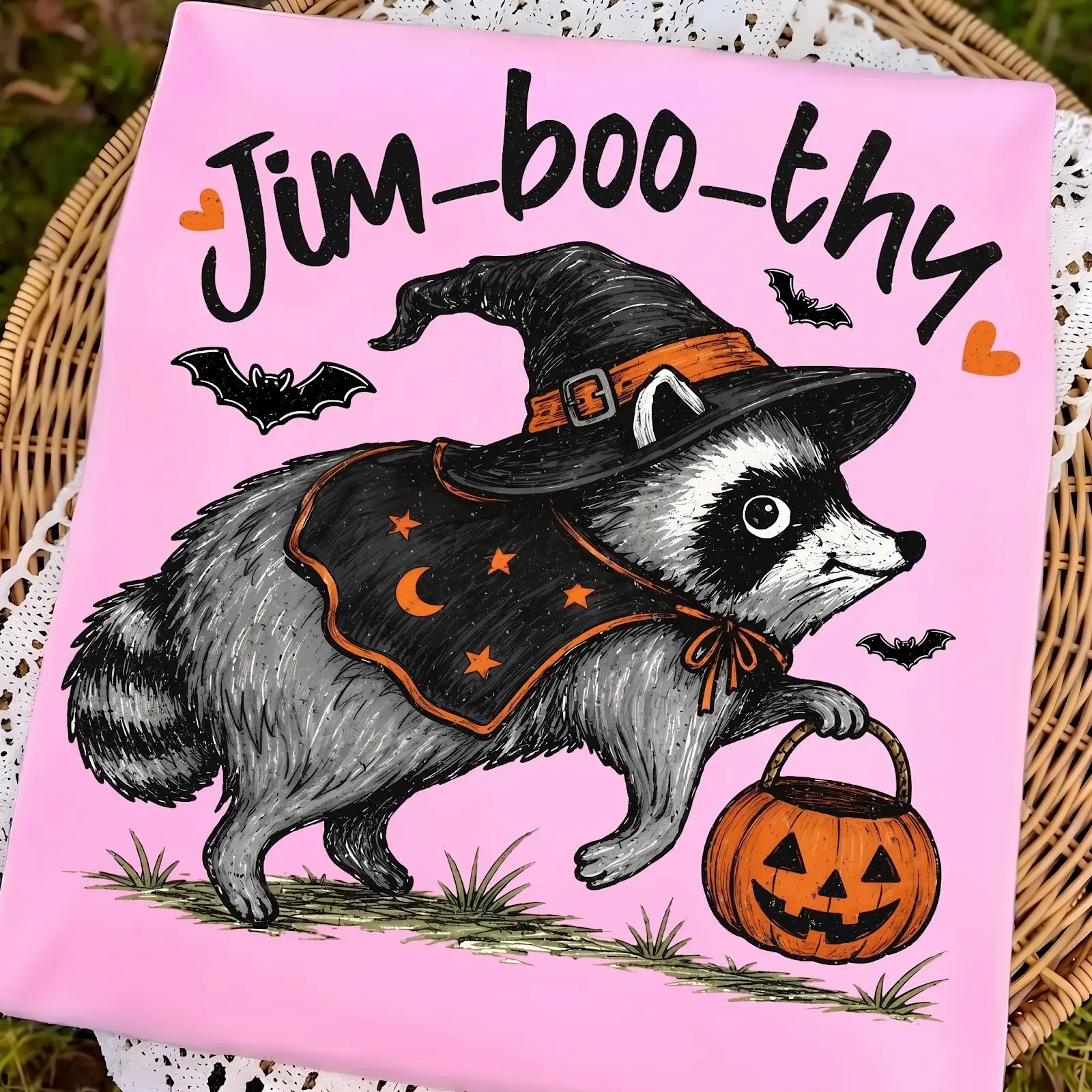 Comfort Colors Jimothy Funny Racoon T-Shirt, Fall Halloween Graphic Tee, Cute Trendy Top for Women - photo 3