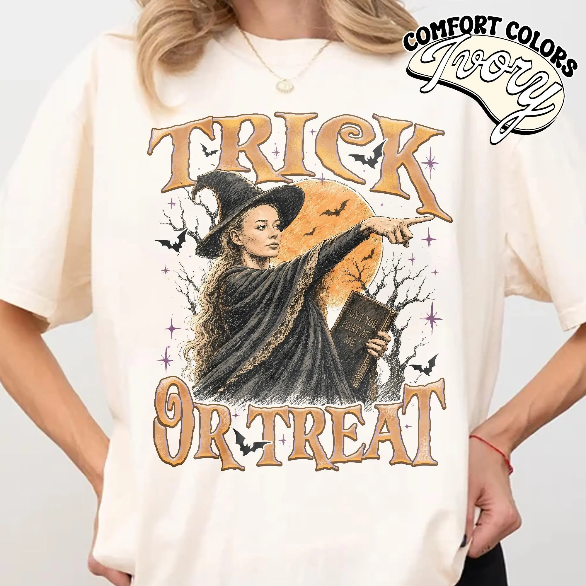 Comfort Colors Sophie Basketball Halloween Shirt, Point At Me Graphic Tee, Spooky Season Fall Gift - photo 4