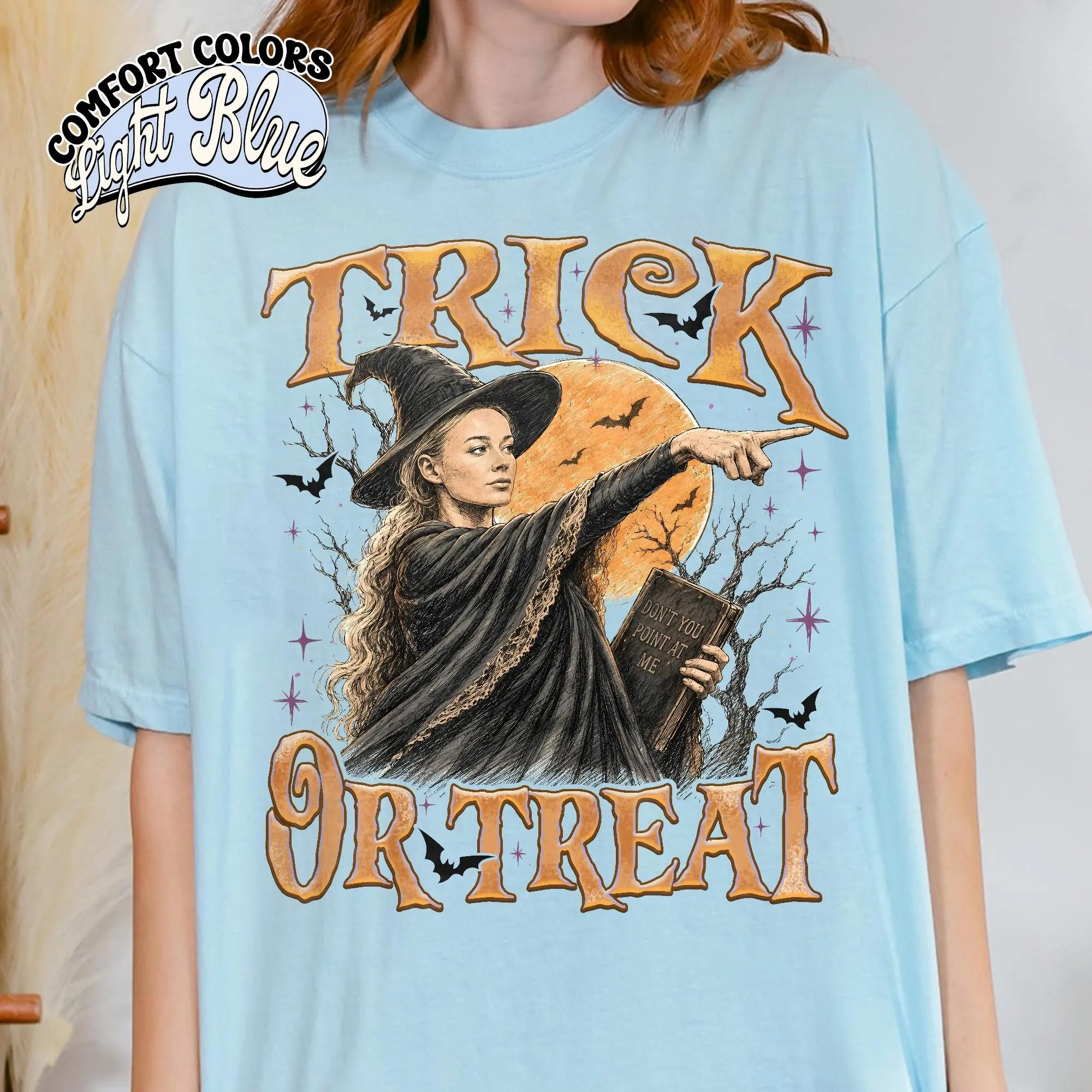 Comfort Colors Sophie Basketball Halloween Shirt, Point At Me Graphic Tee, Spooky Season Fall Gift - photo 5