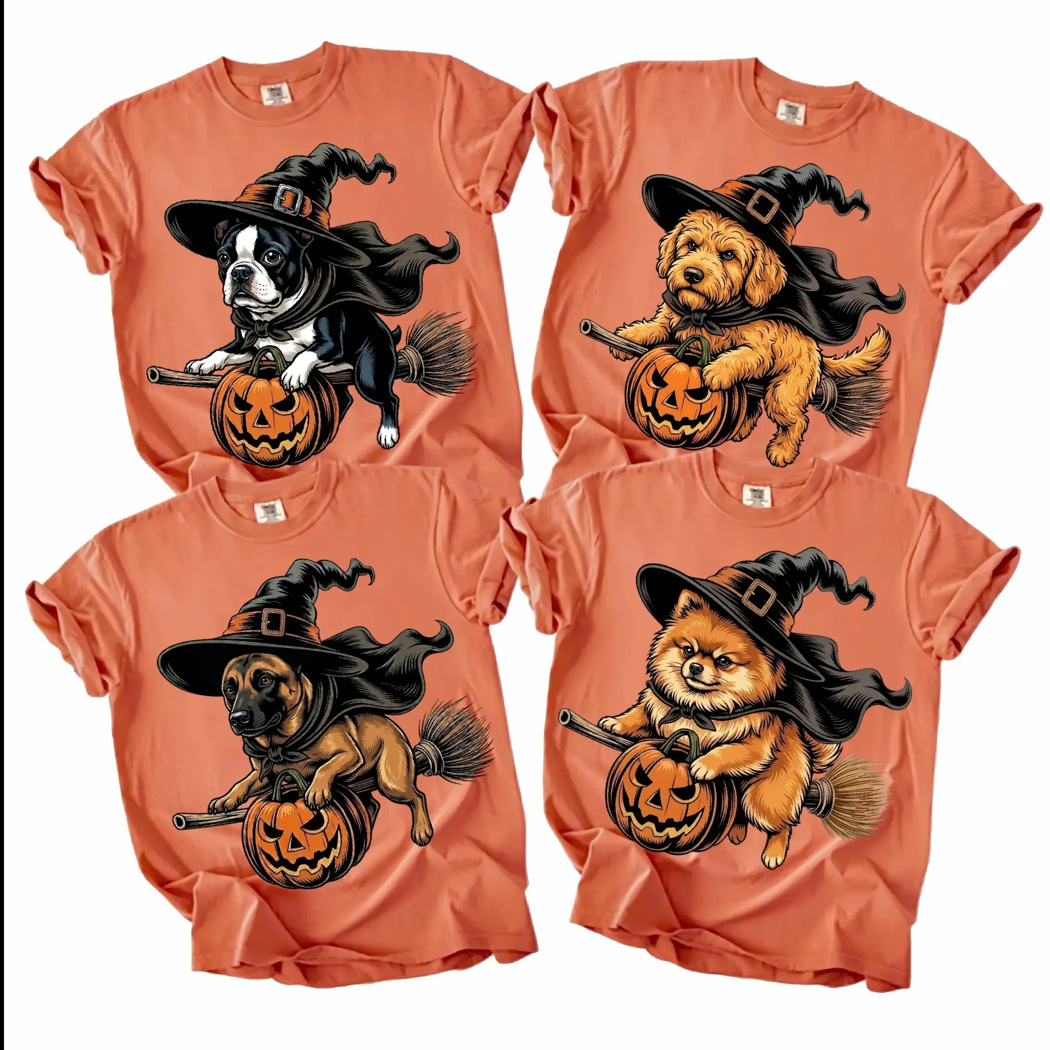 Comfort Colors 50 Dogs Halloween Dachshund Shirt, Funny Skeleton Wiener Dog Witch Costume Tee, Cute Lovers Gift