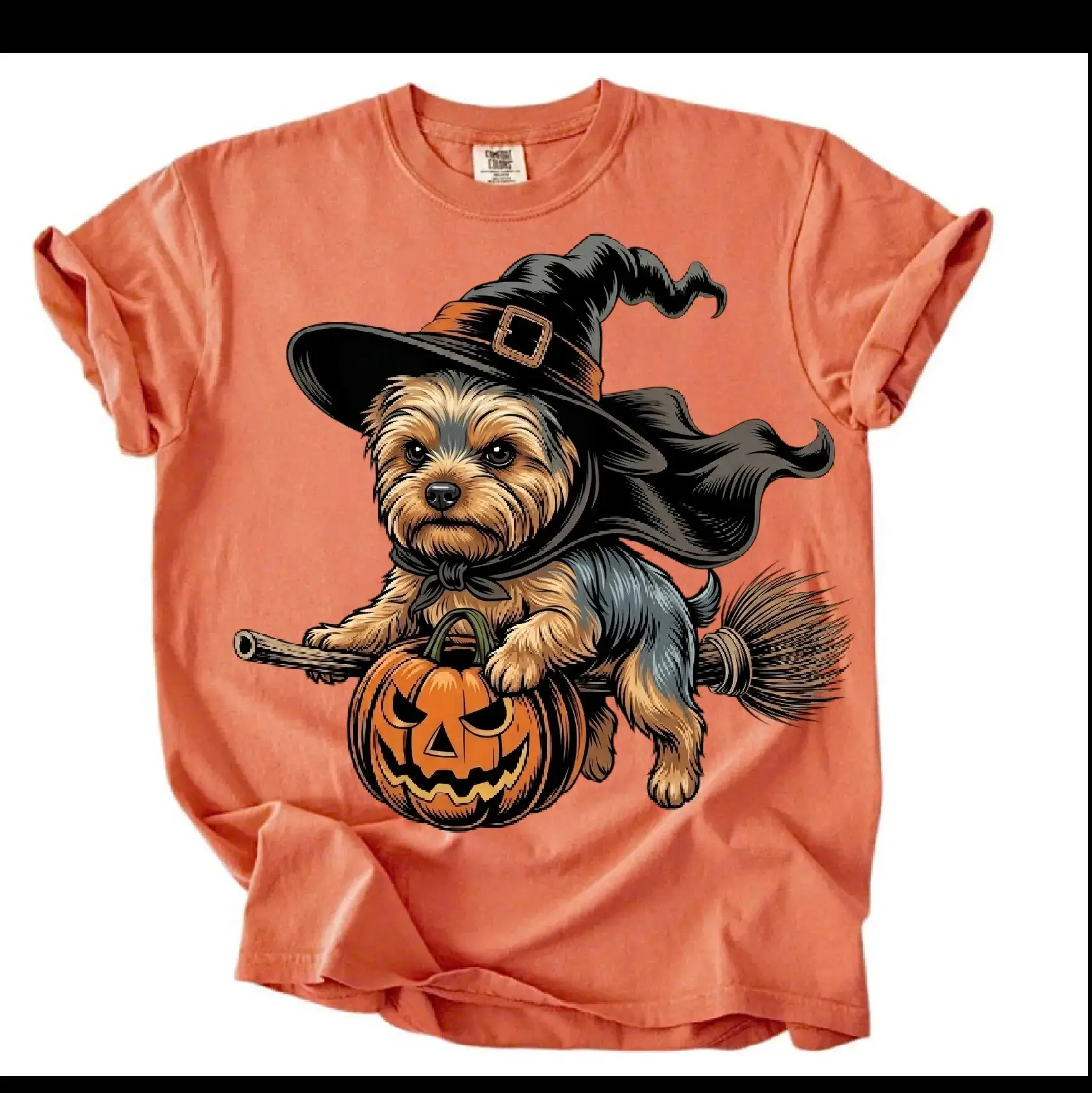 Comfort Colors 50 Dogs Halloween Dachshund Shirt, Funny Skeleton Wiener Dog Witch Costume Tee, Cute Lovers Gift - photo 3
