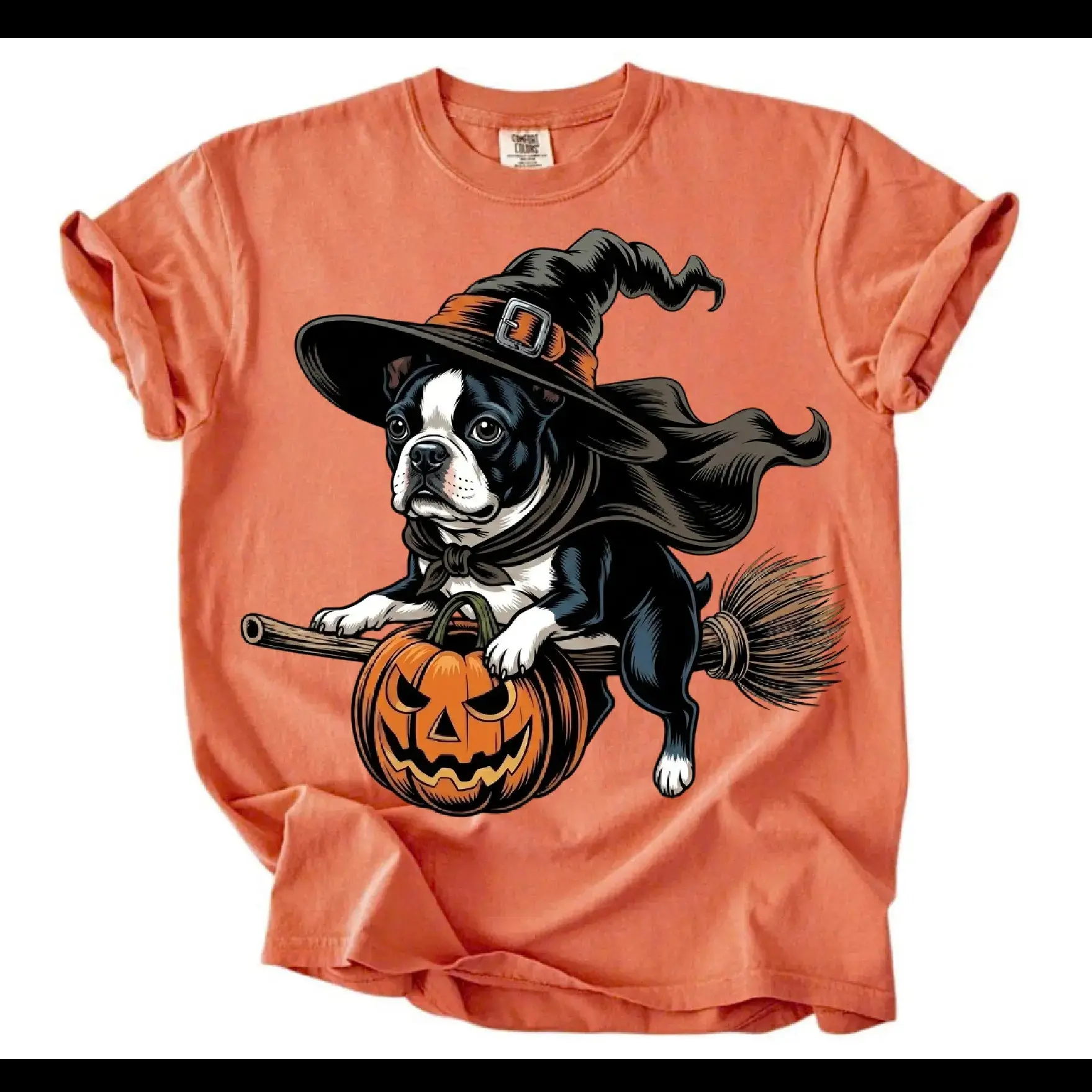 Comfort Colors 50 Dogs Halloween Dachshund Shirt, Funny Skeleton Wiener Dog Witch Costume Tee, Cute Lovers Gift - photo 4