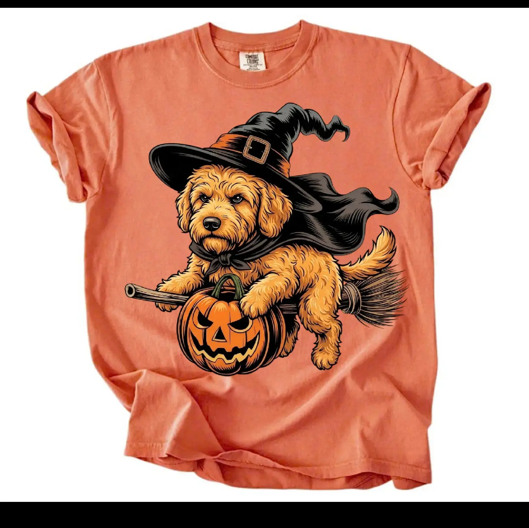 Comfort Colors 50 Dogs Halloween Dachshund Shirt, Funny Skeleton Wiener Dog Witch Costume Tee, Cute Lovers Gift - photo 5