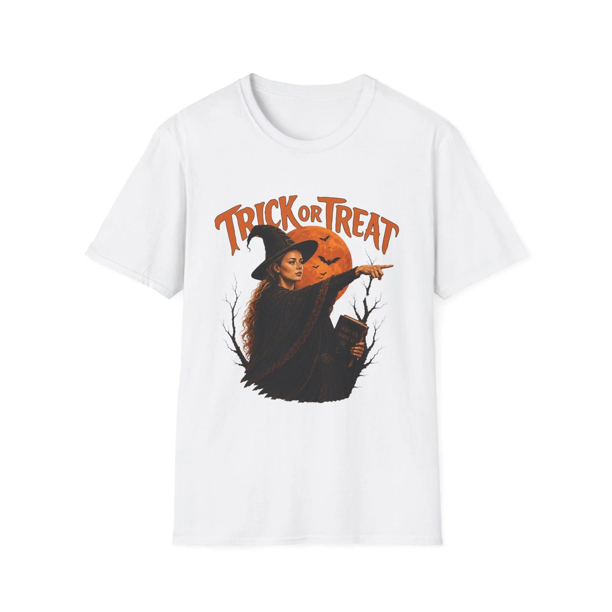Comfort Colors Basketball Sophie Trick Or Treat Shirt, Don't Point At Me Witch Funny Halloween Season Tee - photo 3