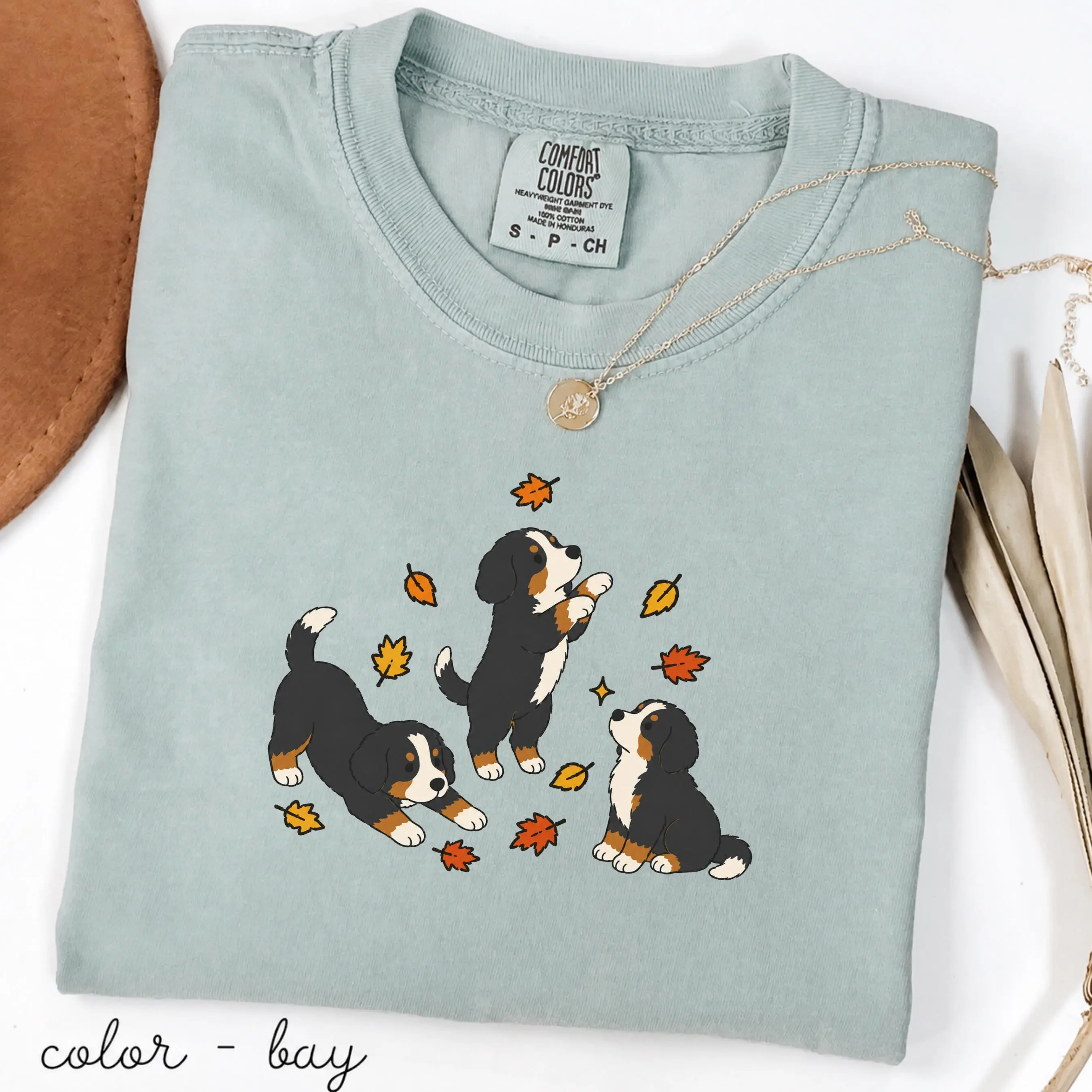 Comfort Colors Bernese Mountain Dog Fall Sweatshirt, Cute Pumpkin Season Crewneck, Berner Mom Gift - photo 5