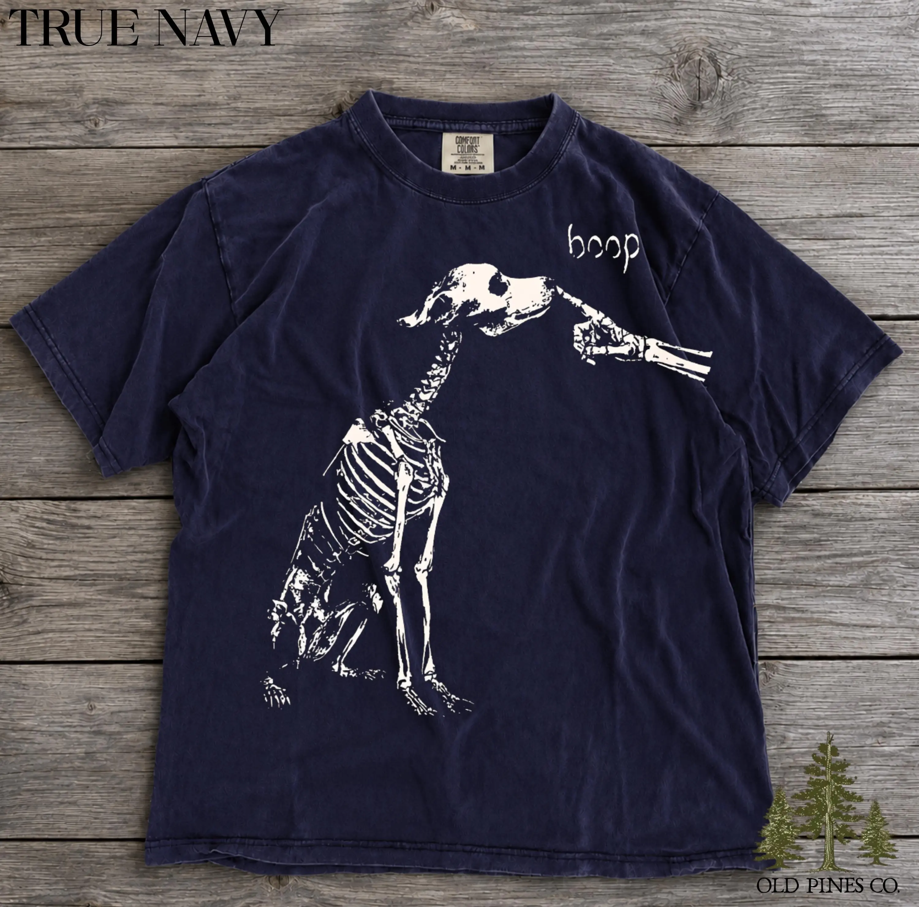 Comfort Colors Skeleton Boop Dog Halloween Sweatshirt, Funny Spooky Pet Lover Graphic Top for Mom Gift - photo 4