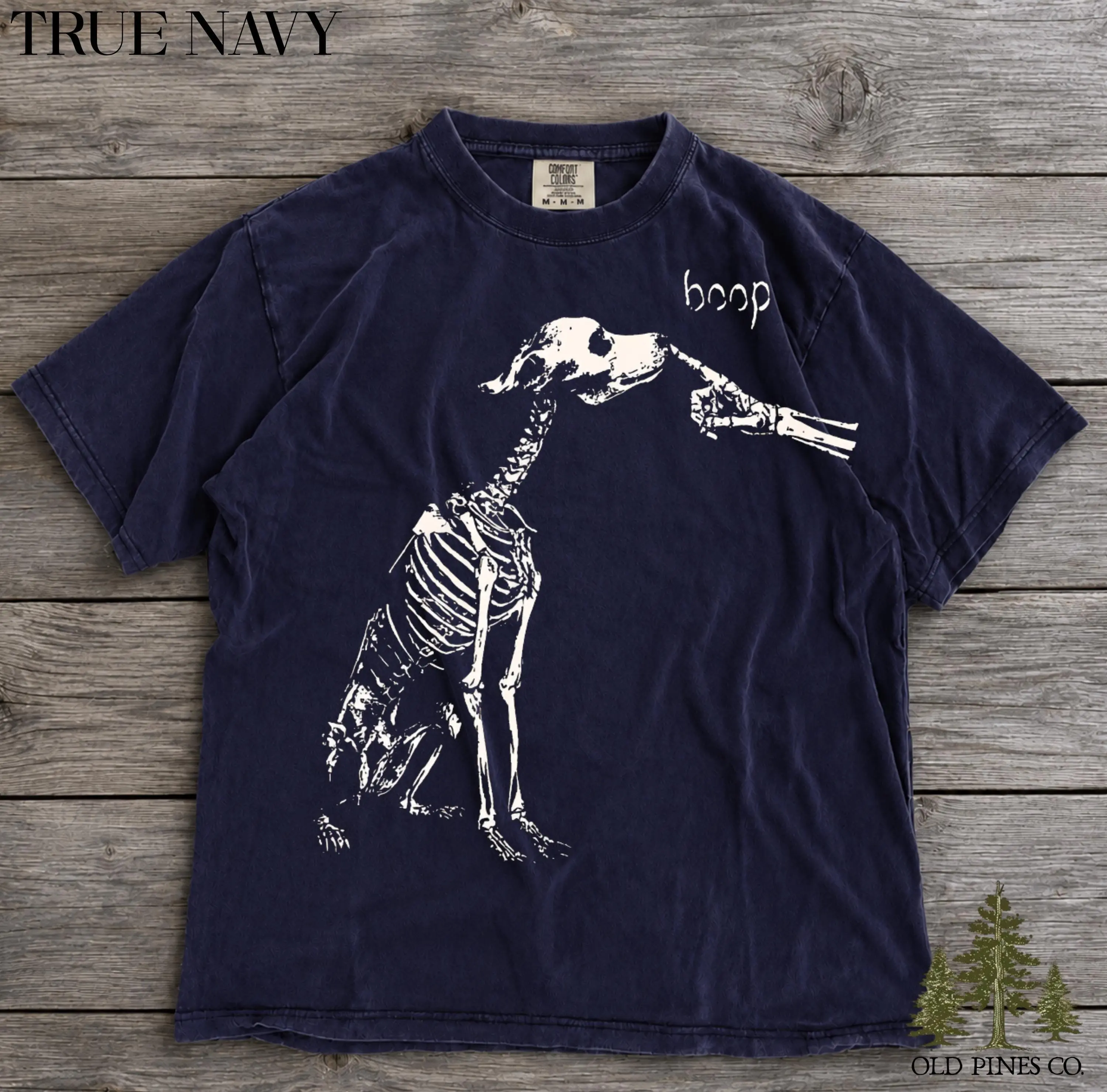 Comfort Colors Dog Skeleton Sweatshirt, Boop Halloween Funny Spooky Pet Lover Mom Gift Crewneck - photo 4