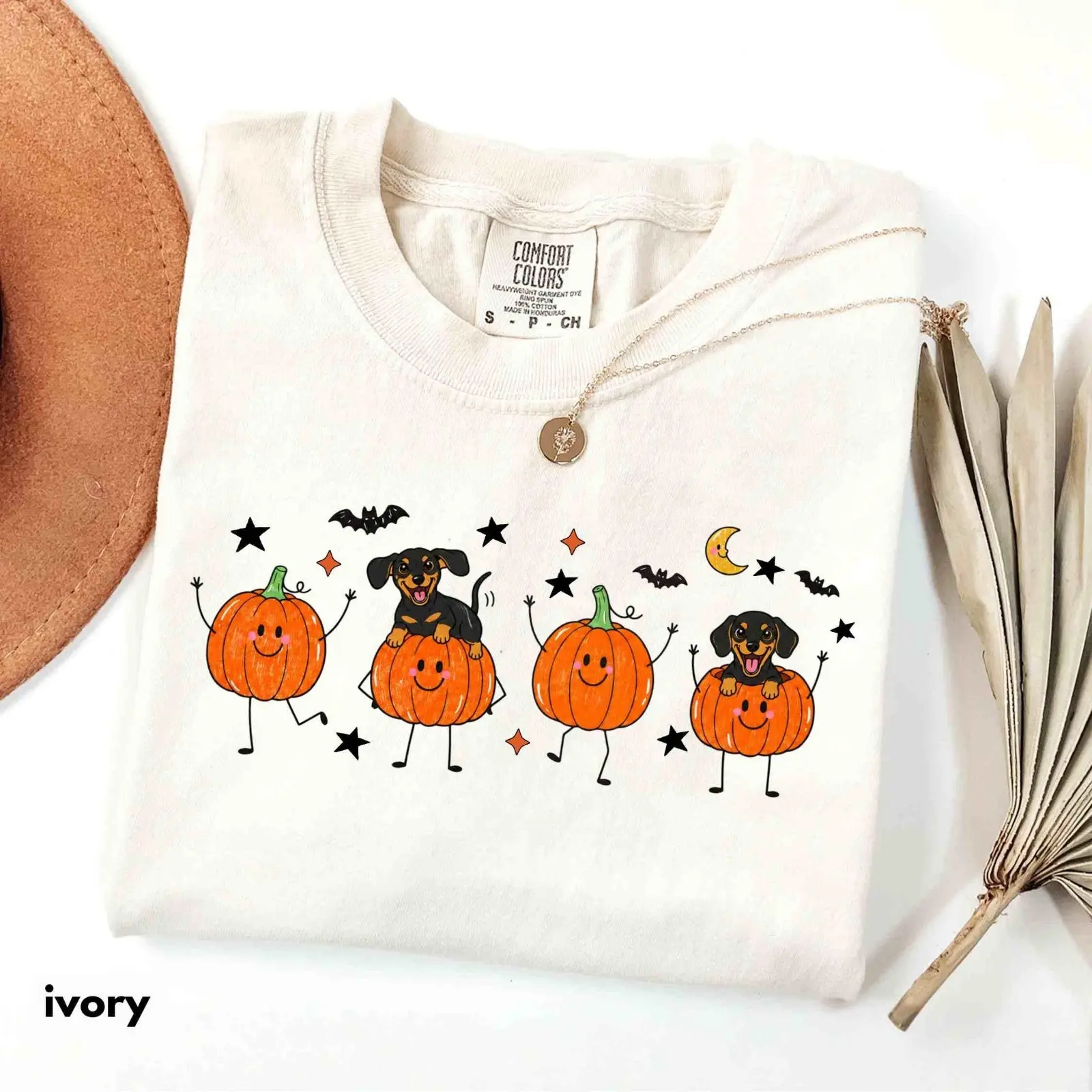 Comfort Colors Doodle Dog Breed Pumpkin Shirt, Funny Fall Mom Tee, Pet Lover Halloween Gift - photo 2