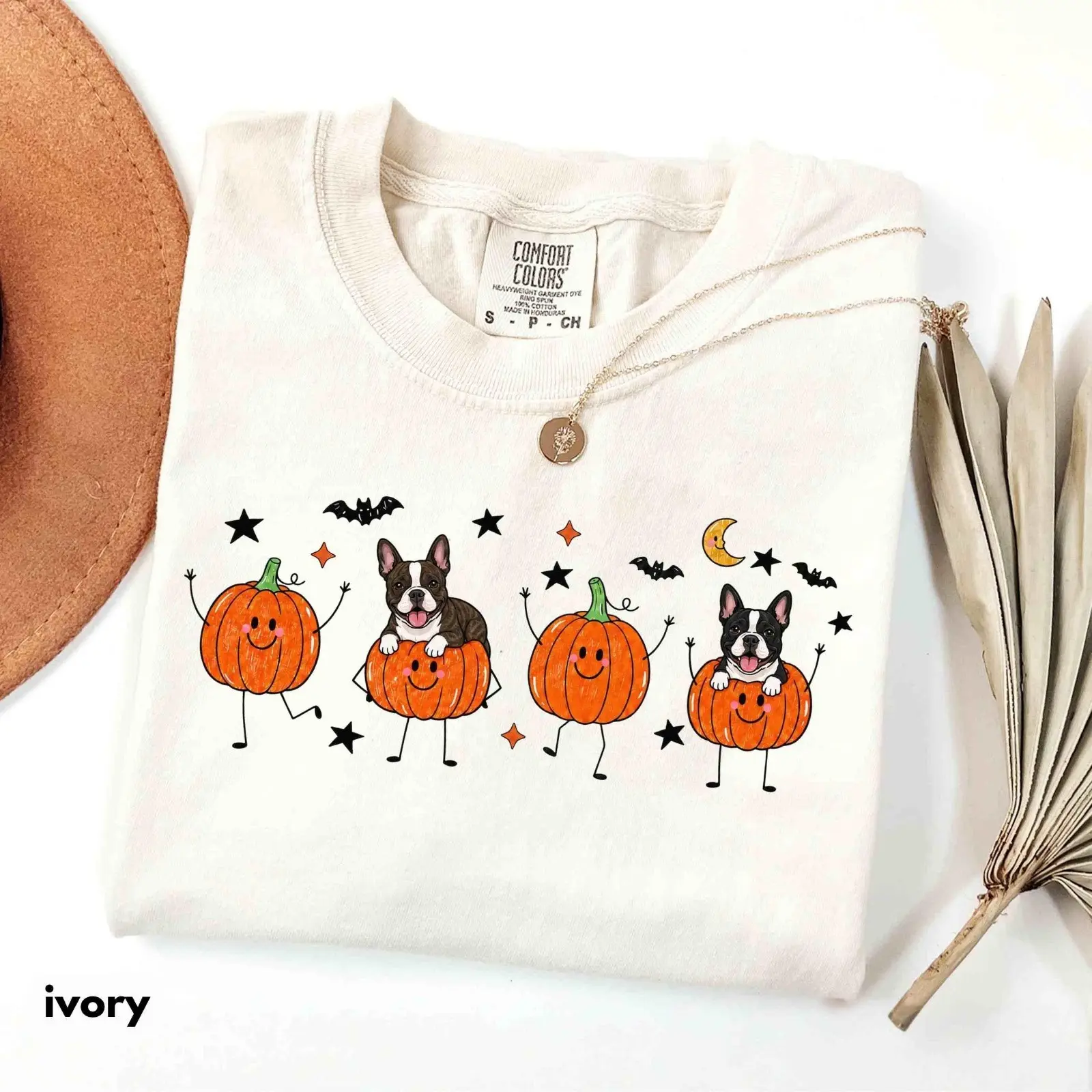 Comfort Colors Doodle Dog Breed Pumpkin Shirt, Funny Fall Mom Tee, Pet Lover Halloween Gift - photo 4