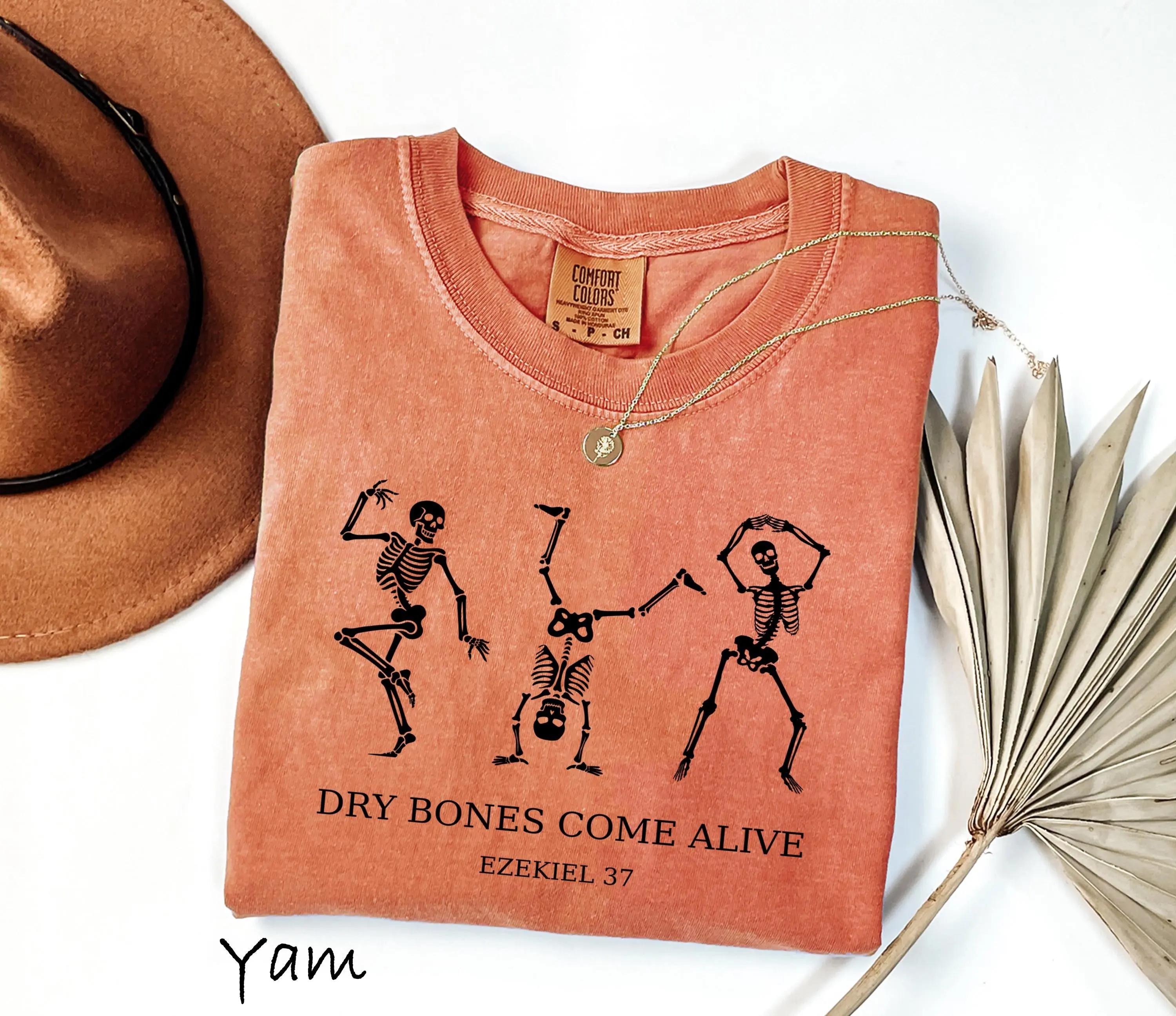 Comfort Colors Dry Bones Come Alive Skeleton T-Shirt, Ezekiel 37 Bible Verse Christian Tee, Jesus Faith Religious Gift - photo 4