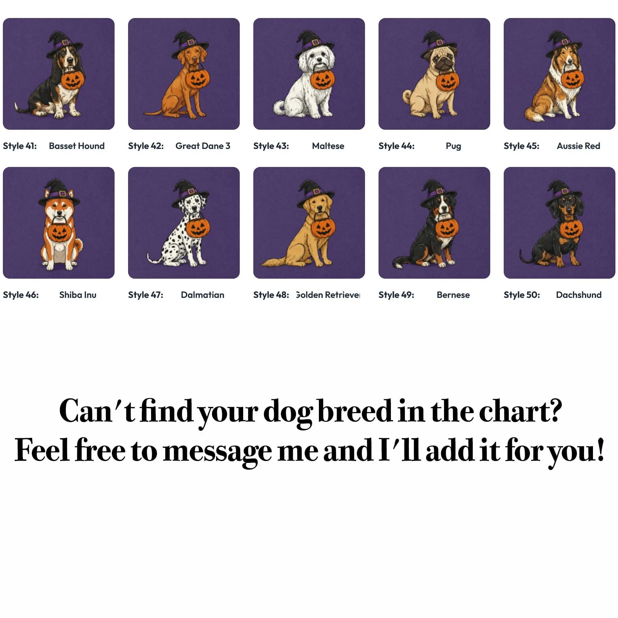 Comfort Colors Halloween Dog Mom Shirt, Custom Breed Tee, Golden Retriever Frenchie Trick or Treat Spooky Season Gift - photo 5