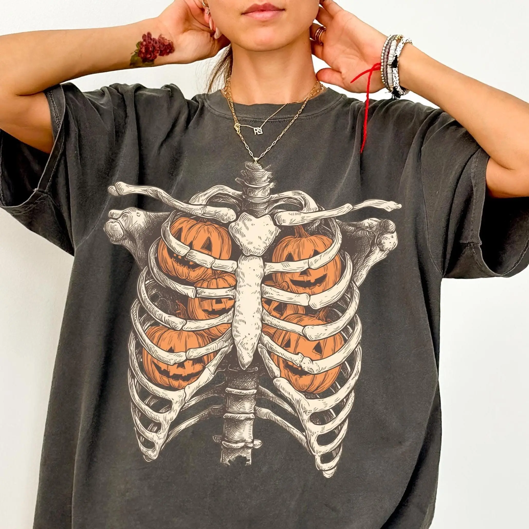 Comfort Colors Retro Ghost Halloween Shirt, Cute Fall Pumpkin Season Graphic Tee
