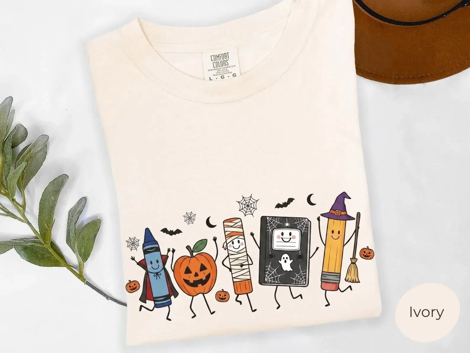 Comfort Colors Halloween Teacher Shirt, Funny Life Tee, Spooky Back To School Preschool Supplies Gift Top for Women - photo 2