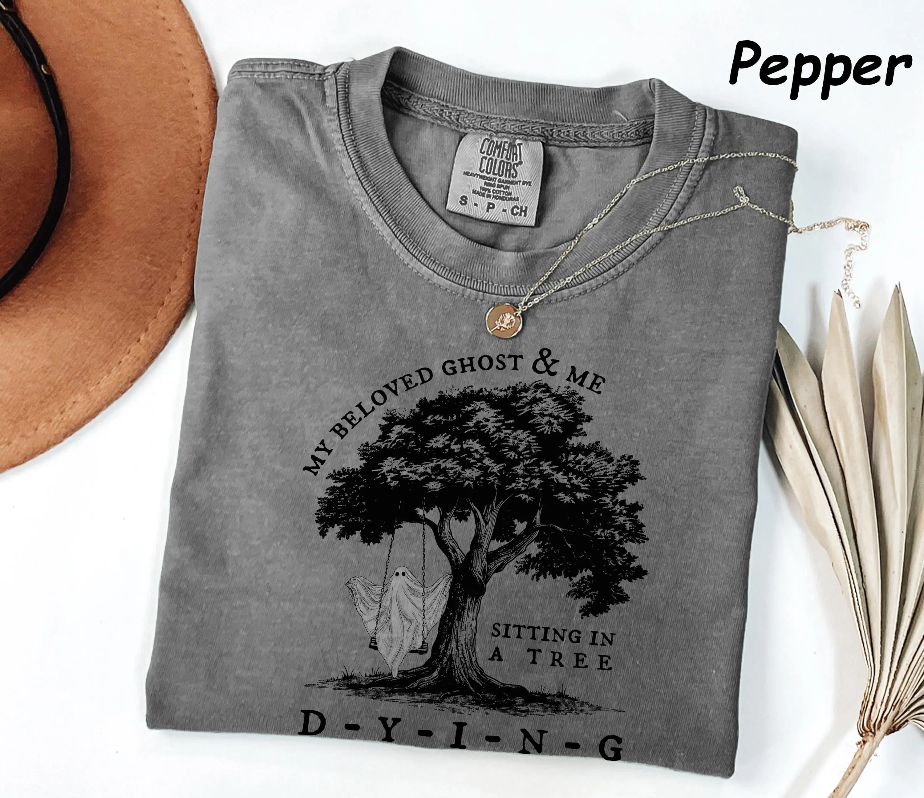 Comfort Colors My Beloved Ghost Me Shirt, Funny Halloween Party Spooky Season Tee, Gifts for Her