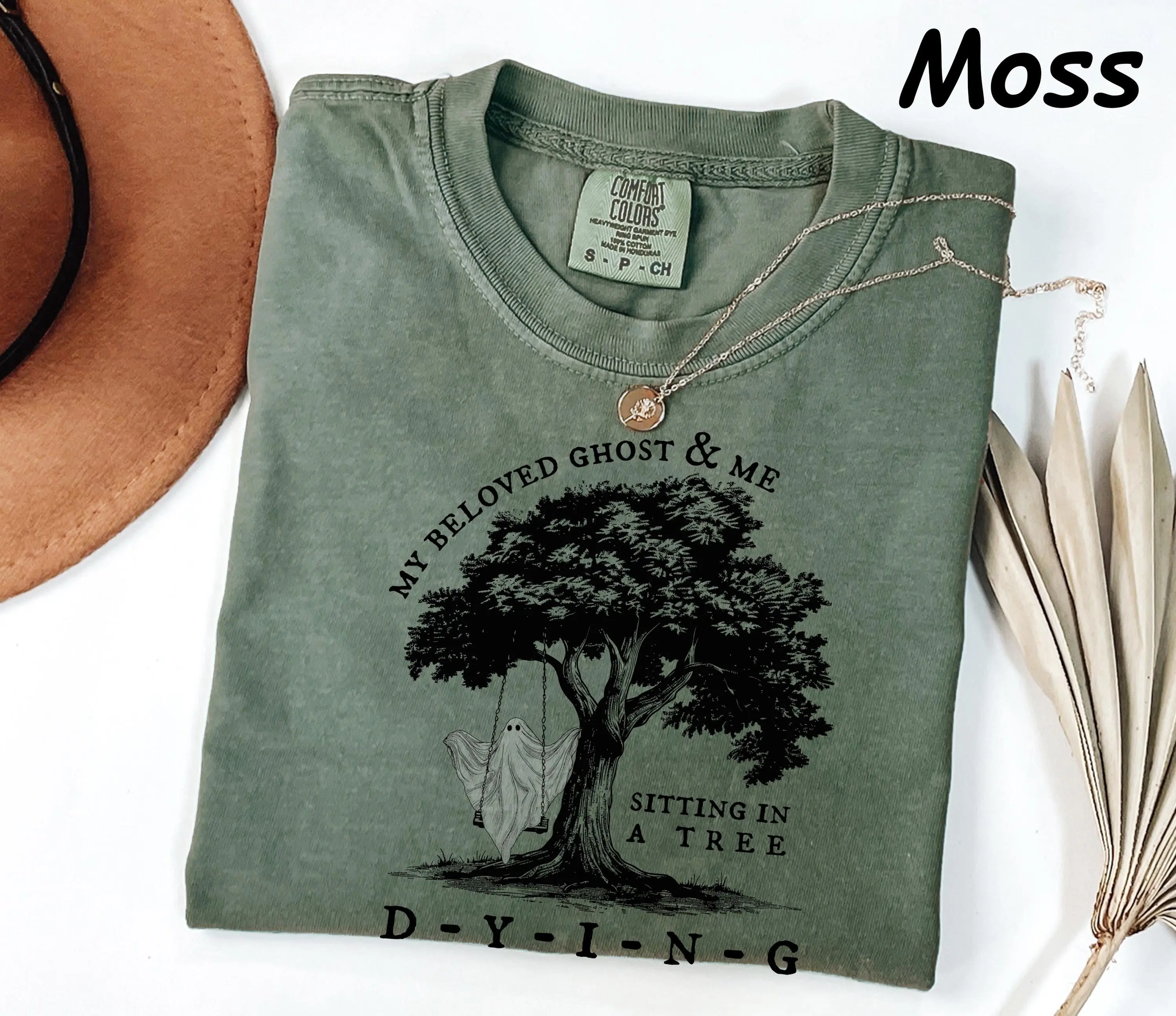 Comfort Colors My Beloved Ghost Me Shirt, Funny Halloween Party Spooky Season Tee, Gifts for Her - photo 2