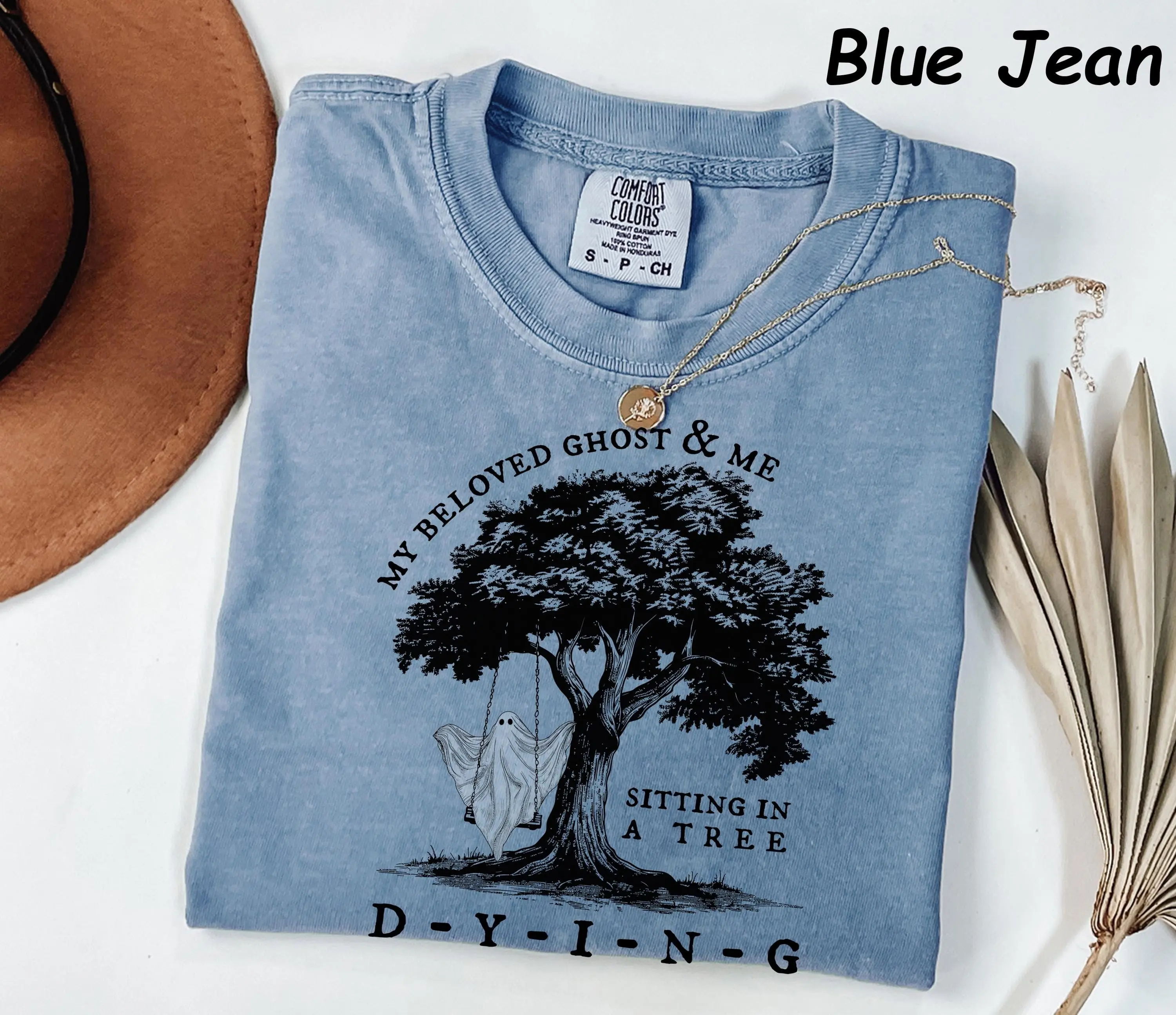 Comfort Colors My Beloved Ghost Me Shirt, Funny Halloween Party Spooky Season Tee, Gifts for Her - photo 4