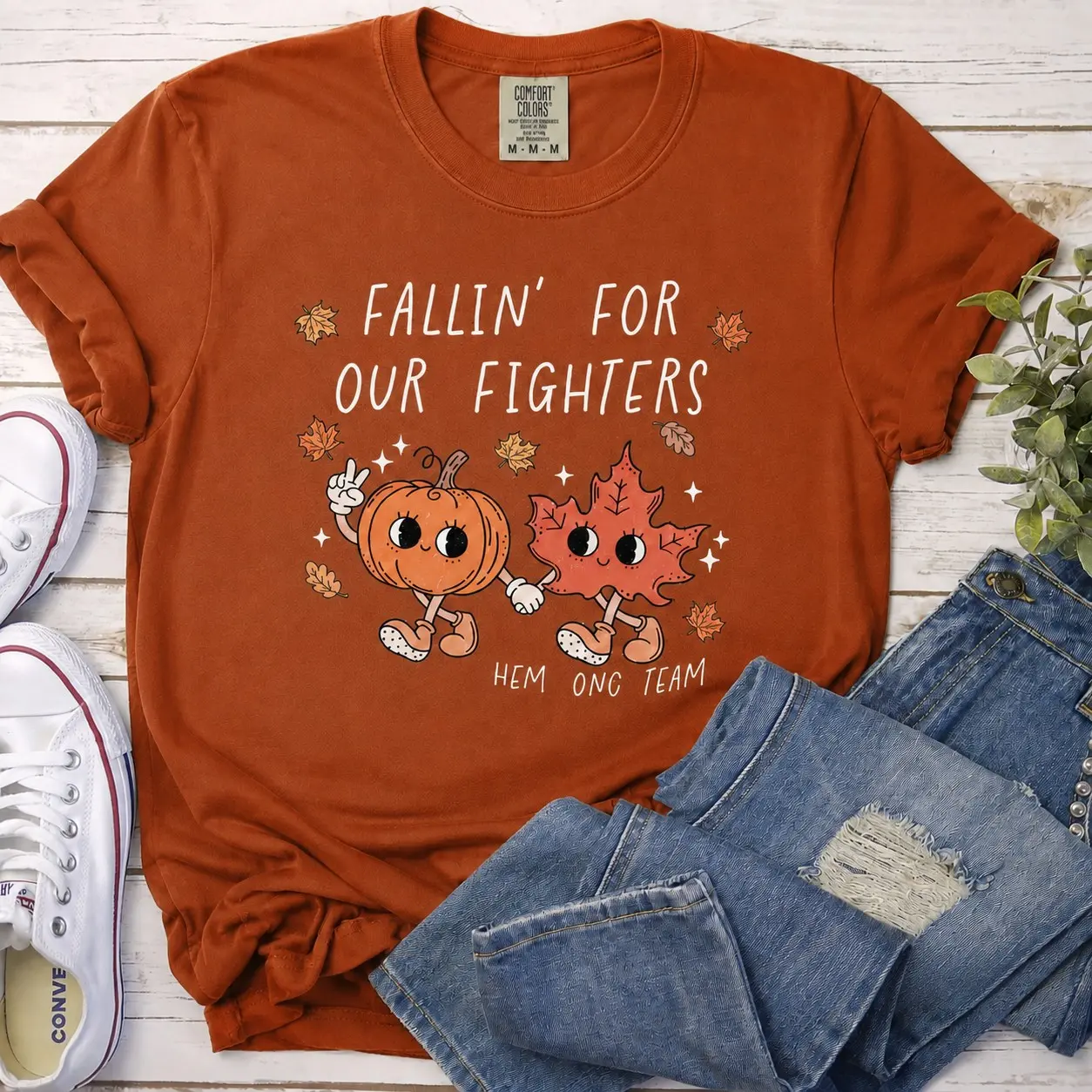Comfort Colors Nurse Halloween T-Shirt - Peds Hematology Oncology Team Shirt, Gift for Hem Onc Nurses - photo 3
