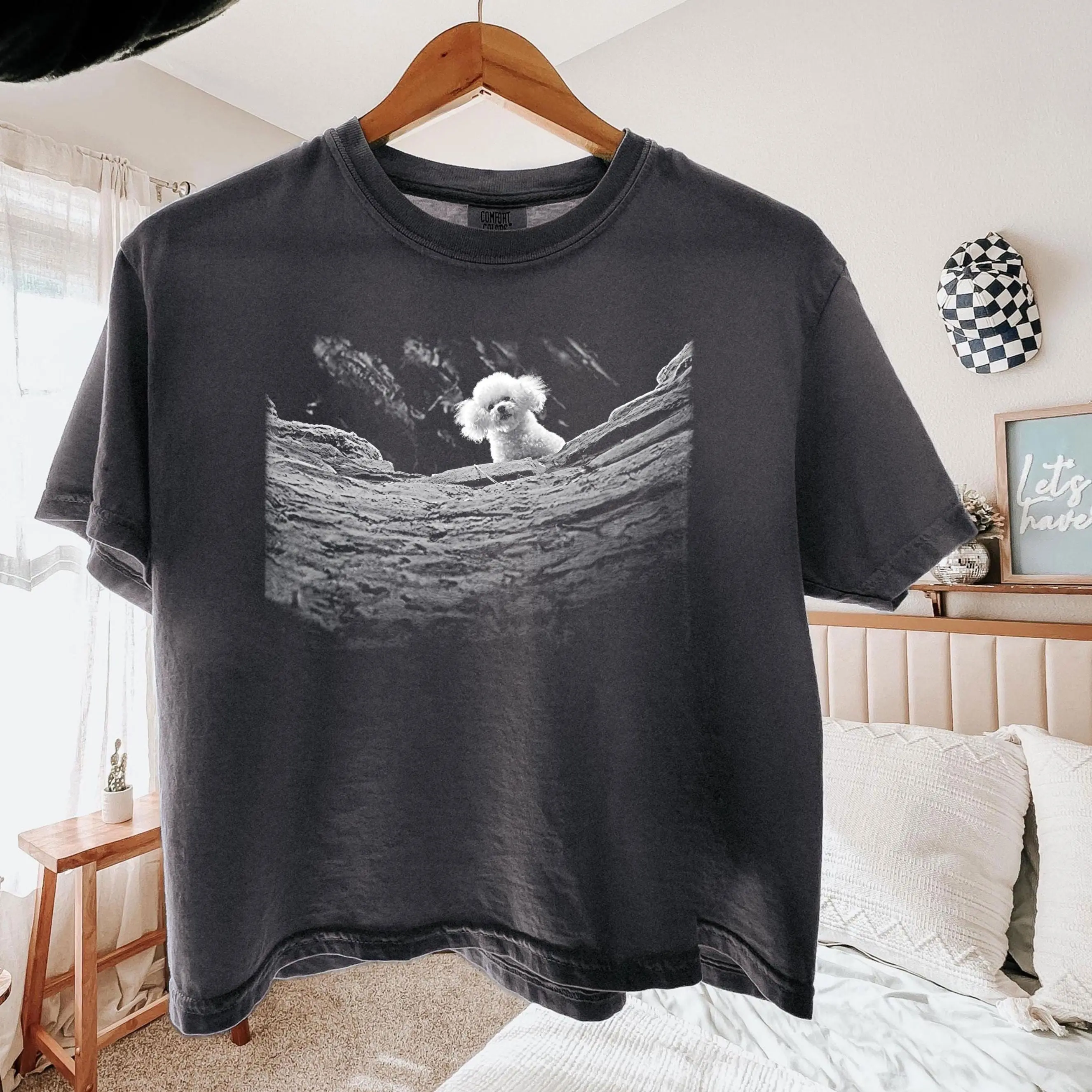 Comfort Colors Precious Dog Horror T-shirt and Boxy Crop Top, Silence Lambs Tee - photo 1