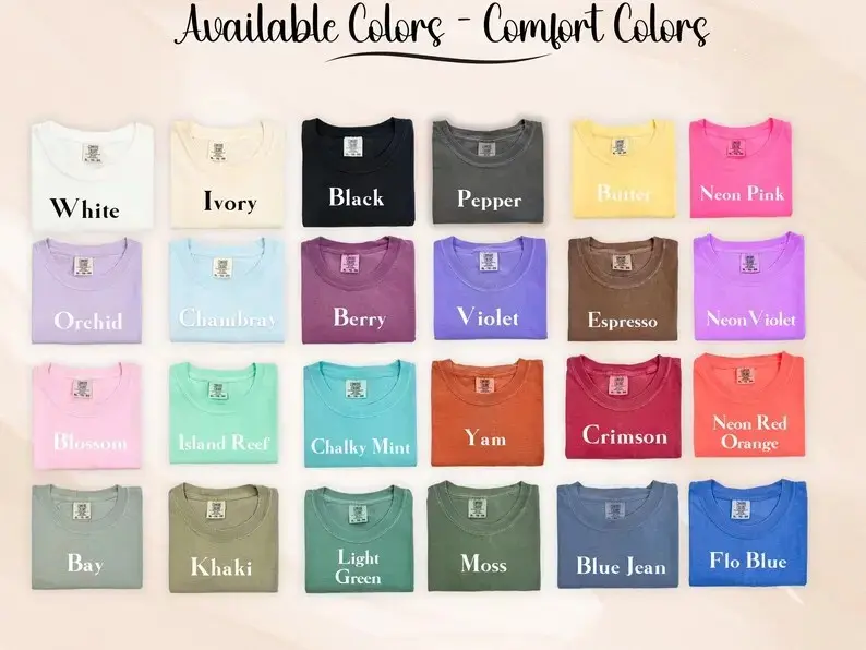Comfort Colors Preppy Boo Ghost Halloween Shirt, Cute Coquette Floral Pumpkin Spooky Season Tee - photo 5