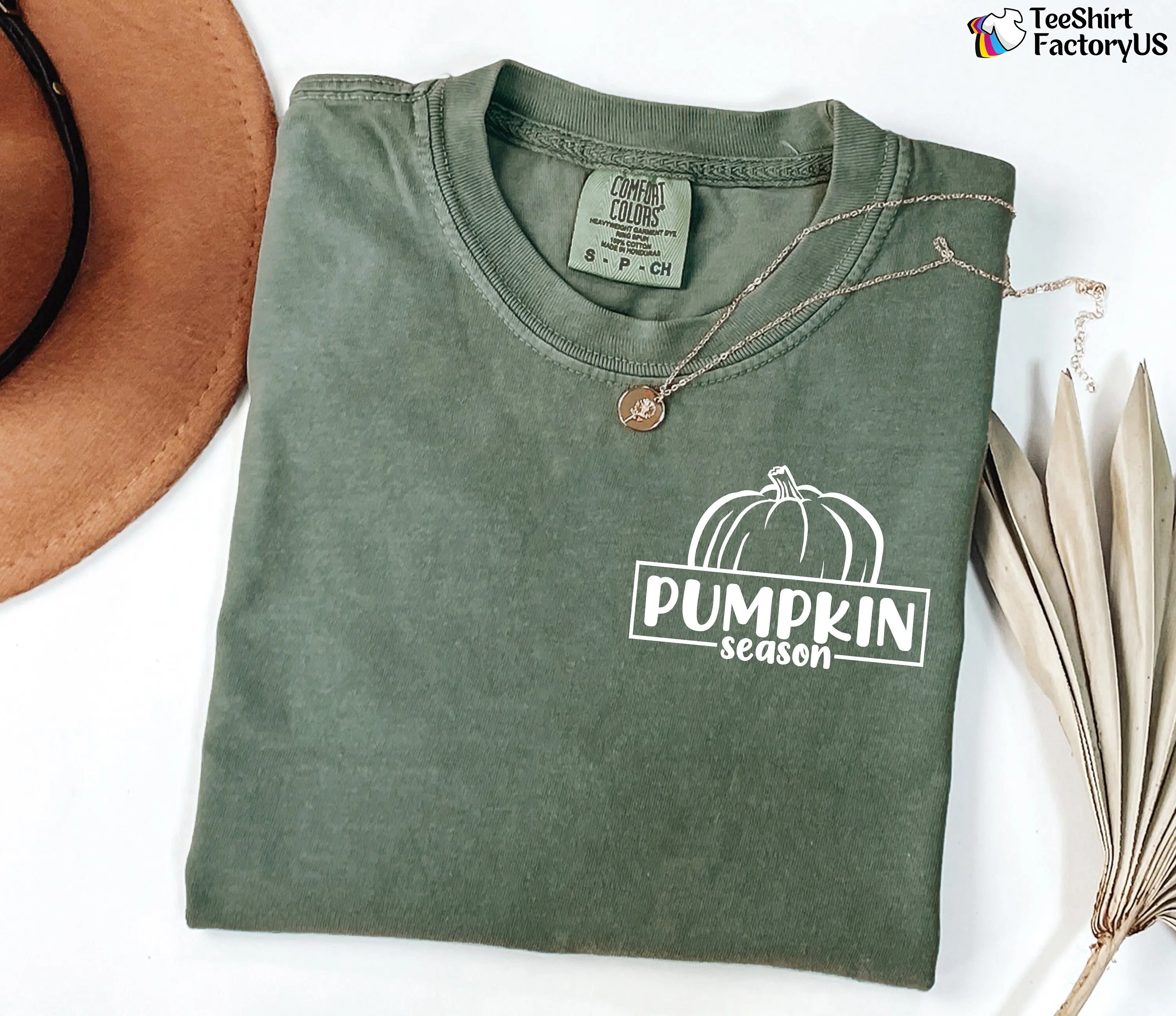 Comfort Colors Pumpkin Season Sweatshirt, Cute Fall Autumn Crewneck, Thanksgiving Halloween Gift for Women - photo 2