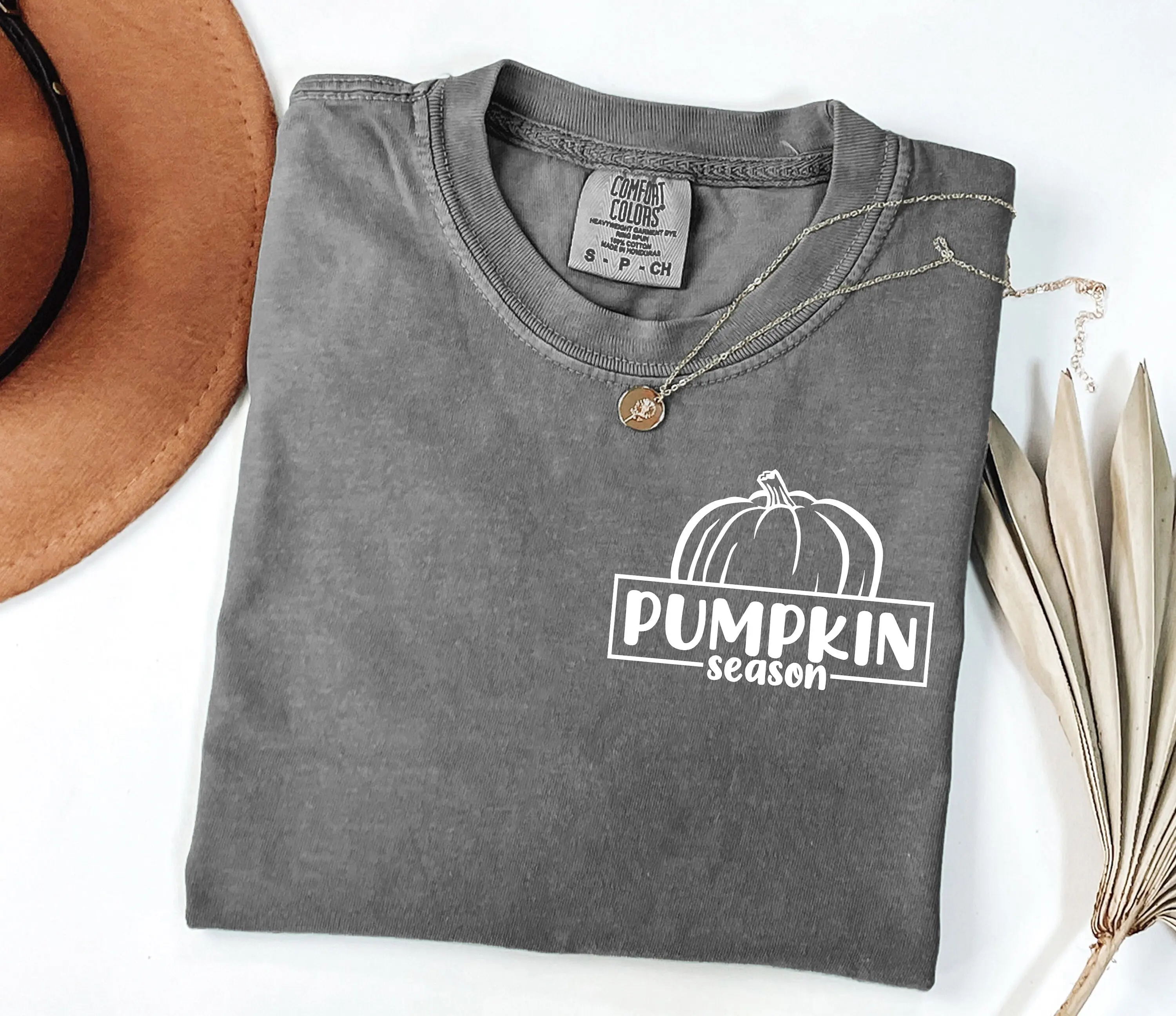 Comfort Colors Pumpkin Season Sweatshirt, Cute Fall Autumn Crewneck, Thanksgiving Halloween Gift for Women - photo 3