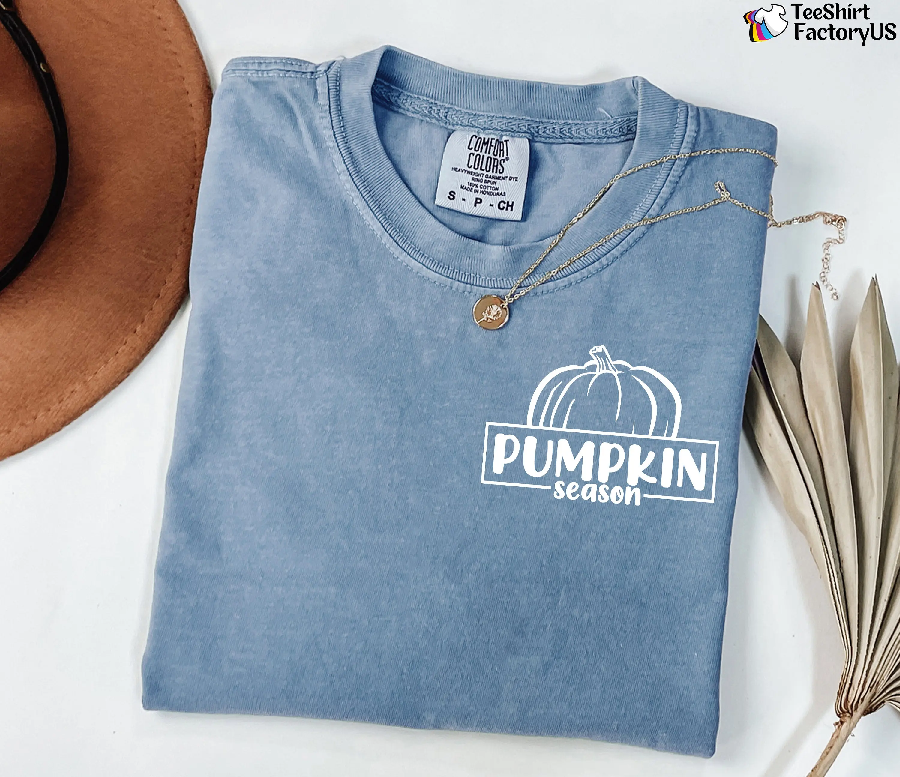 Comfort Colors Pumpkin Season Sweatshirt, Cute Fall Autumn Crewneck, Thanksgiving Halloween Gift for Women - photo 4