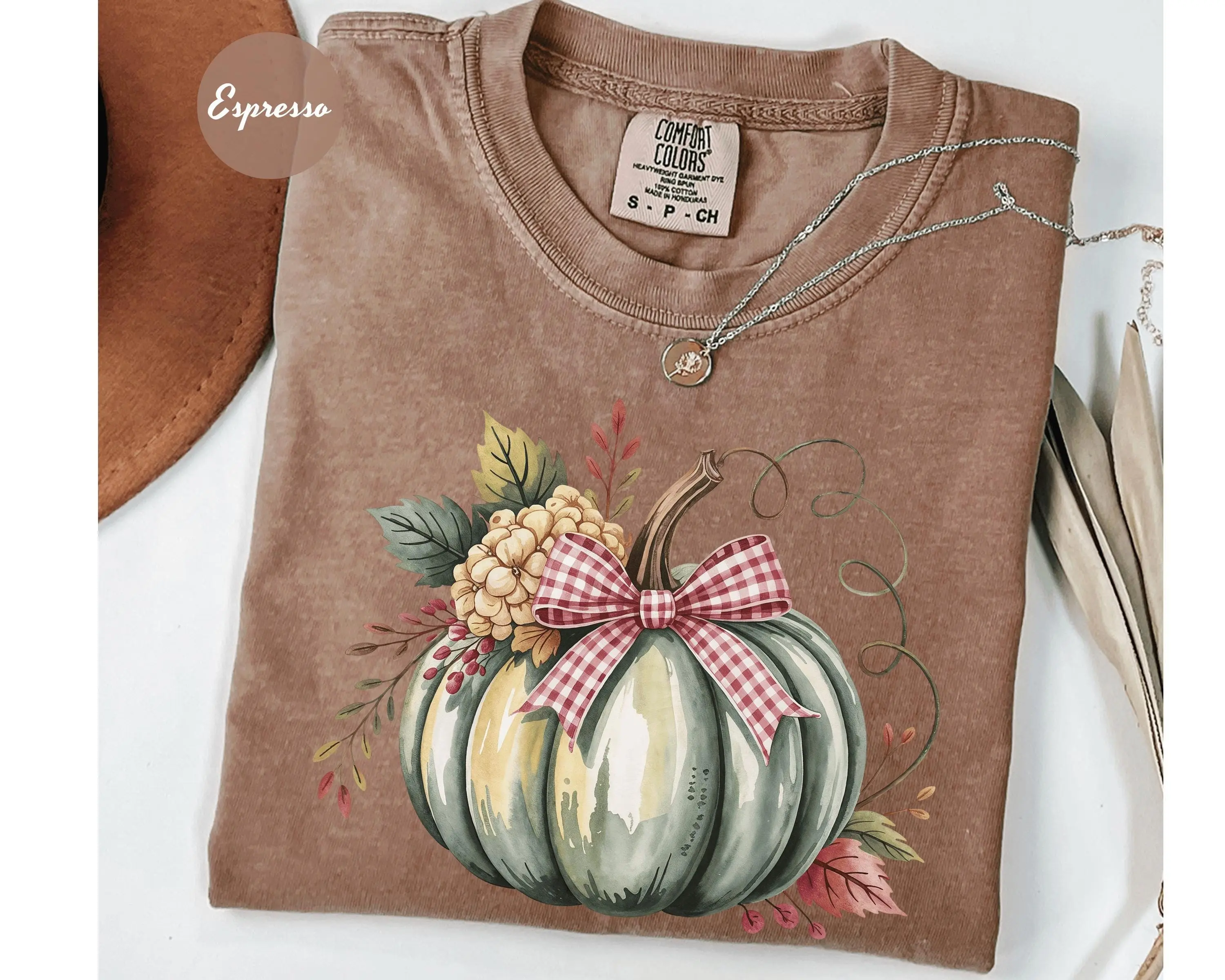 Comfort Colors Watercolor Pumpkin Patch Shirt, Womens Halloween Fall Graphic Tee, Thanksgiving Gift
