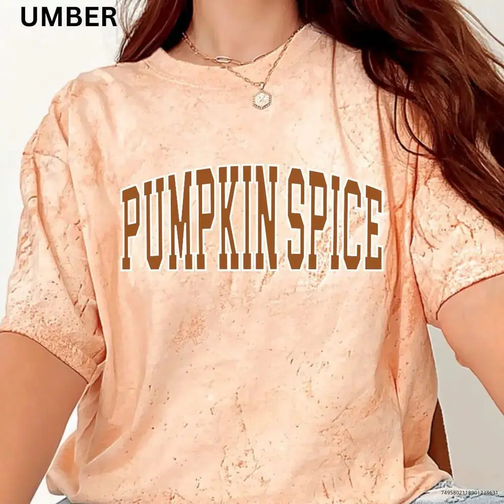 Comfort Colors Pumpkin Spice Shirt for Women, Spooky Skeleton Halloween Tee, Cute Fall Autumn Graphic Top Gift