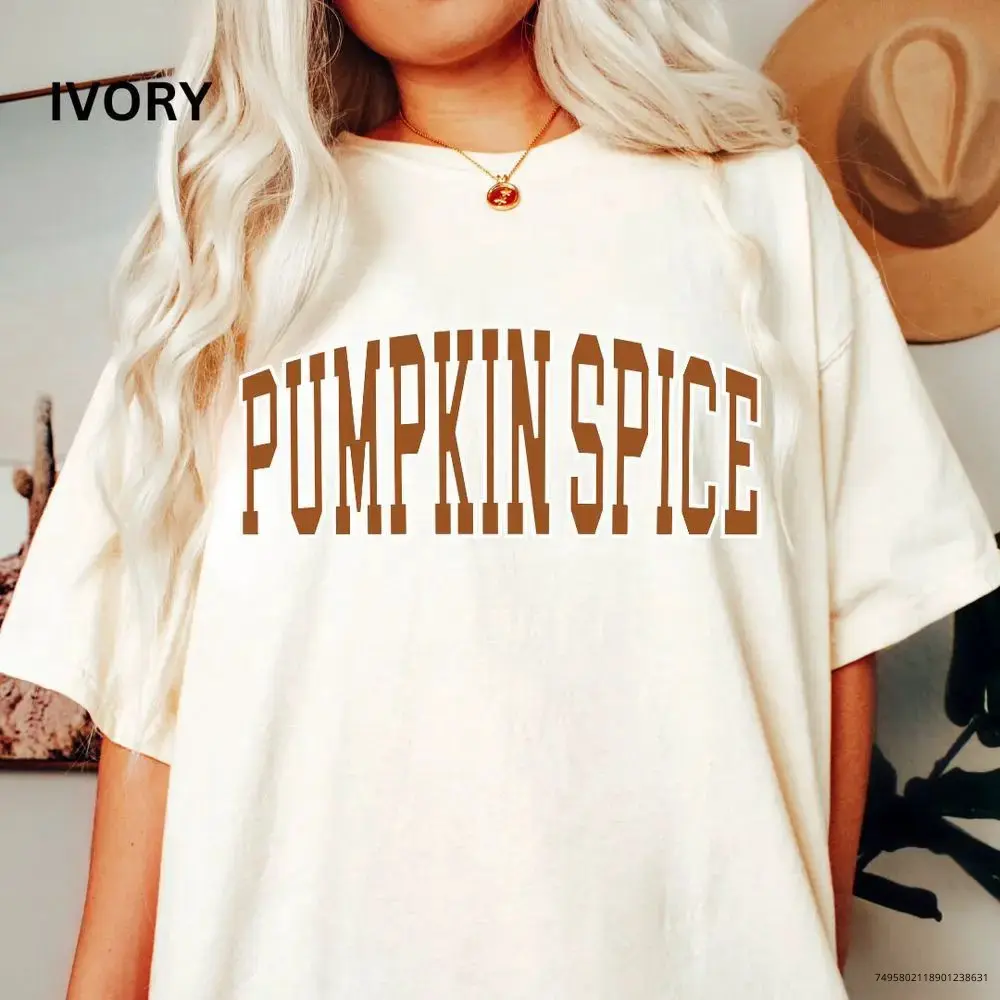 Comfort Colors Pumpkin Spice Shirt for Women, Spooky Skeleton Halloween Tee, Cute Fall Autumn Graphic Top Gift - photo 2