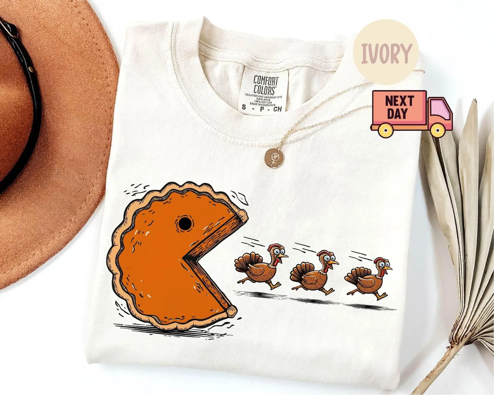 Comfort Colors Retro Funny Thanksgiving Shirt, Turkey Pumpkin Pie Game Humor Graphic Tee