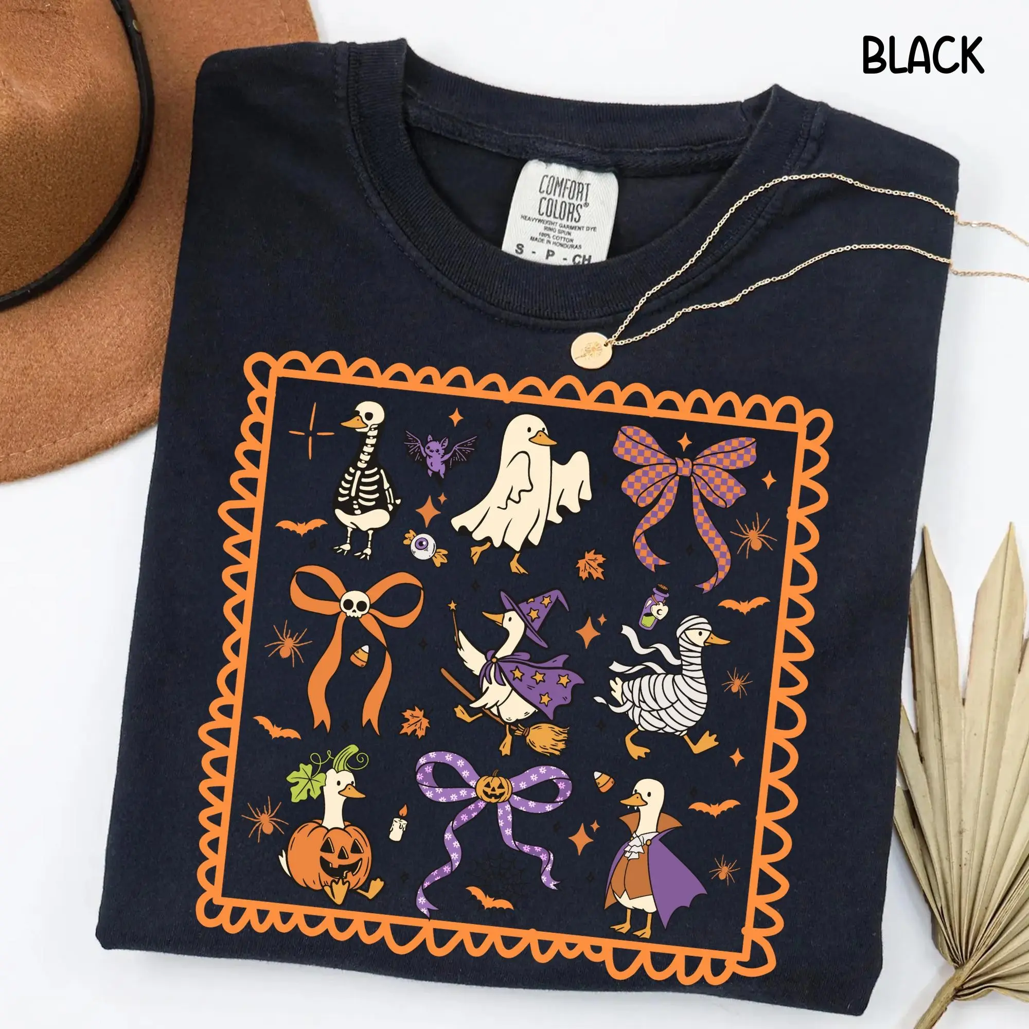 Comfort Colors Silly Goose Shirt, Funny Halloween Costume Tee, Trick Or Honk Spooky Fall Top for Bird Lovers