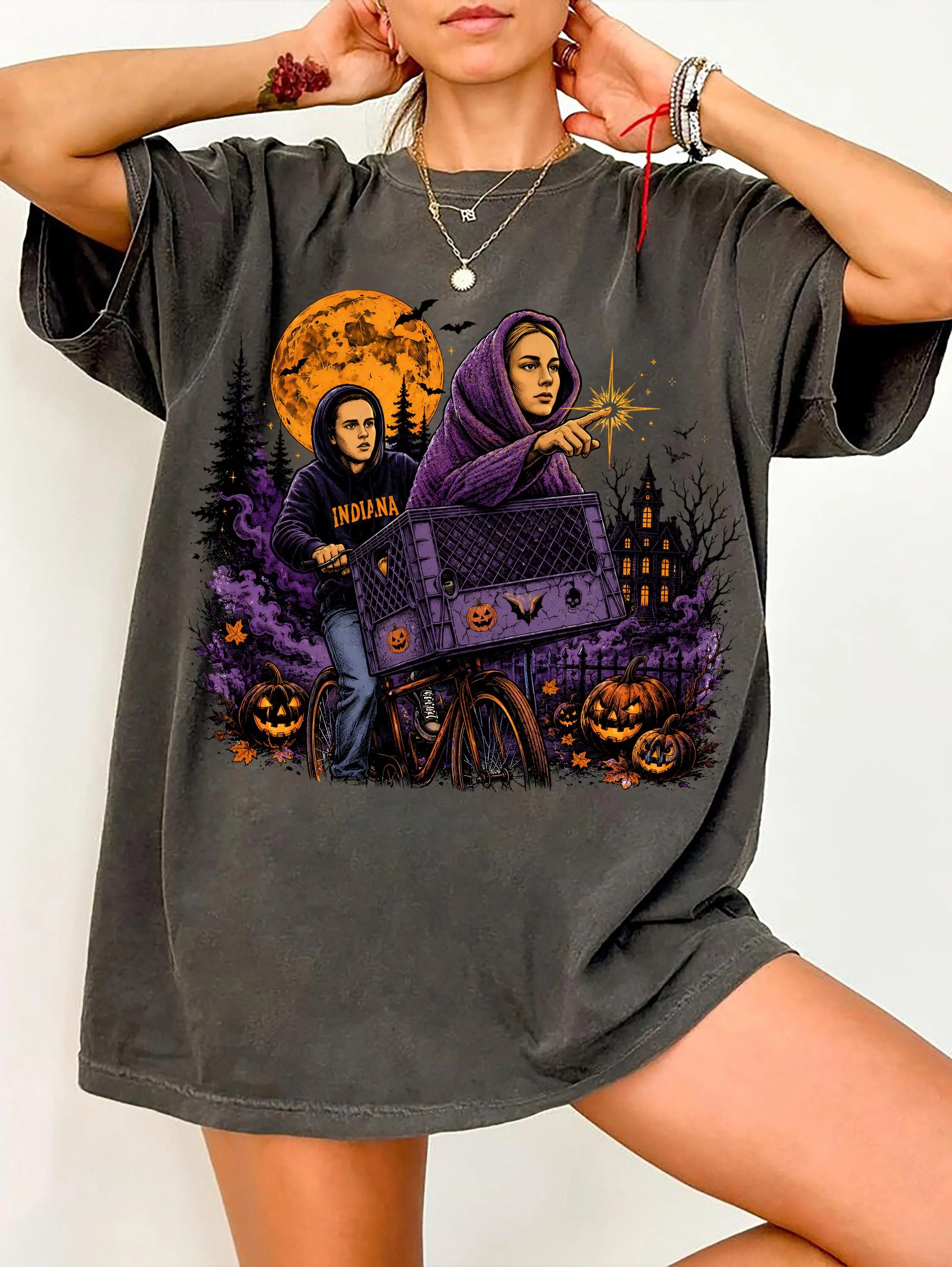 Comfort Colors Sophia Cunningham and Caitlin Clark Halloween Shirt, Vintage Basketball Retro Spooky Season Tee
