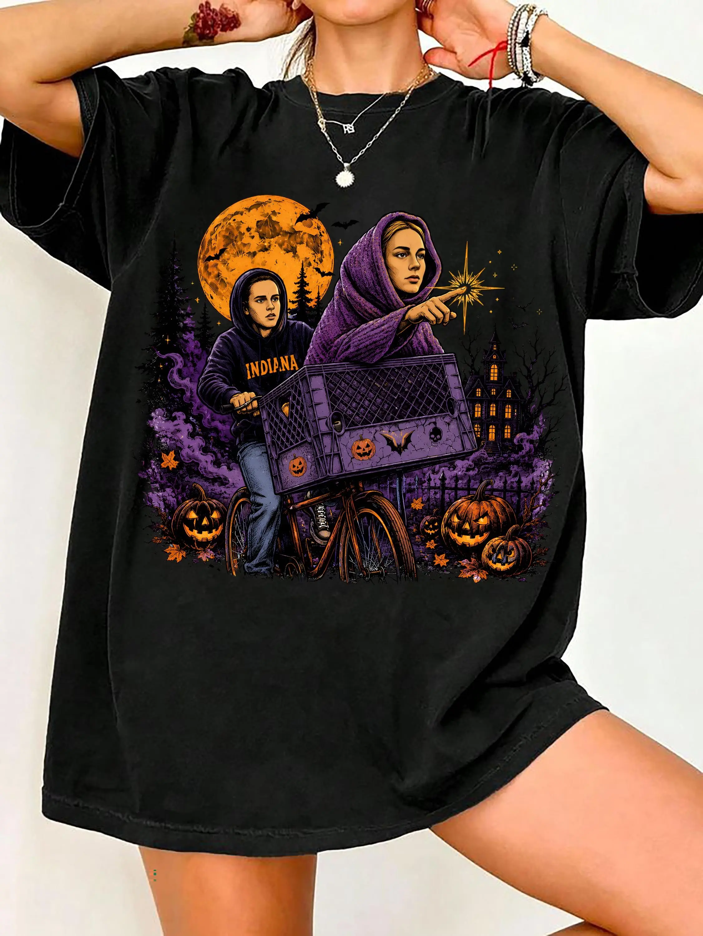 Comfort Colors Sophia Cunningham and Caitlin Clark Halloween Shirt, Vintage Basketball Retro Spooky Season Tee - photo 5