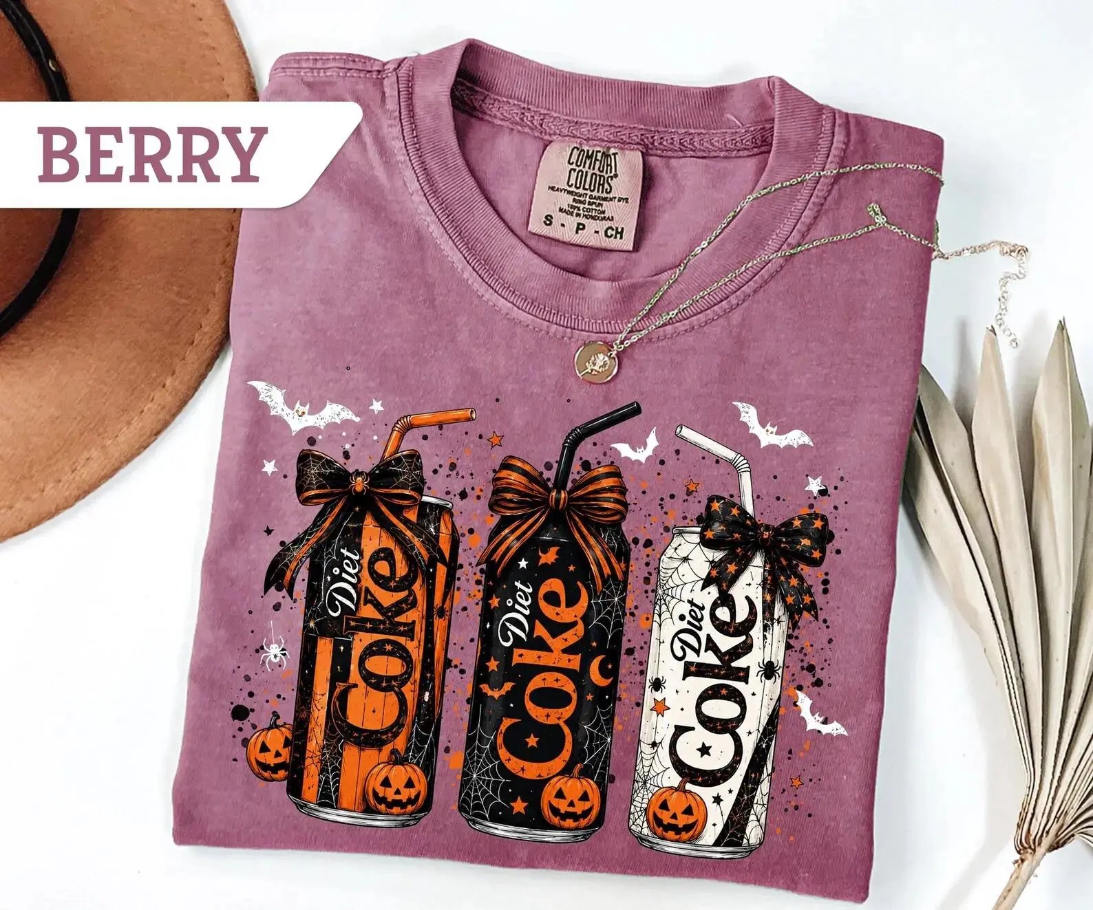 Coquette Bow Spooky Soda Can Sweatshirt, Comfort Colors Halloween Horror Lover Crewneck, Cute Women's Fall Season Top