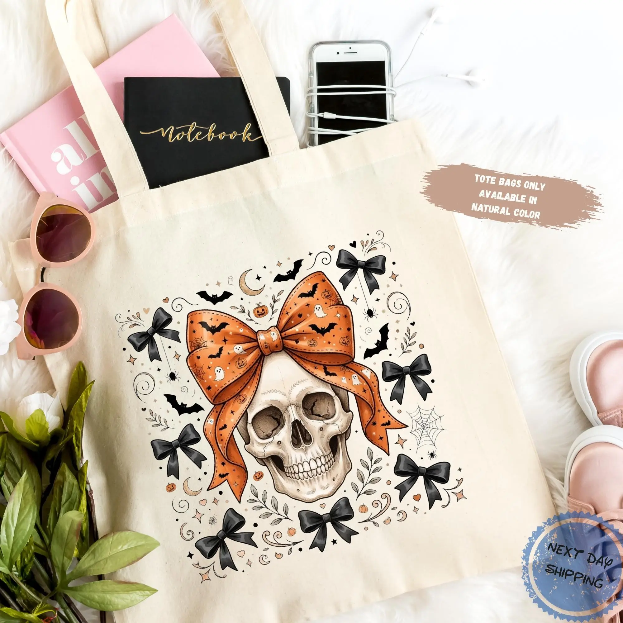 Coquette Woman Skull Shirt, Halloween Spooky Season Fall T-shirt - photo 3