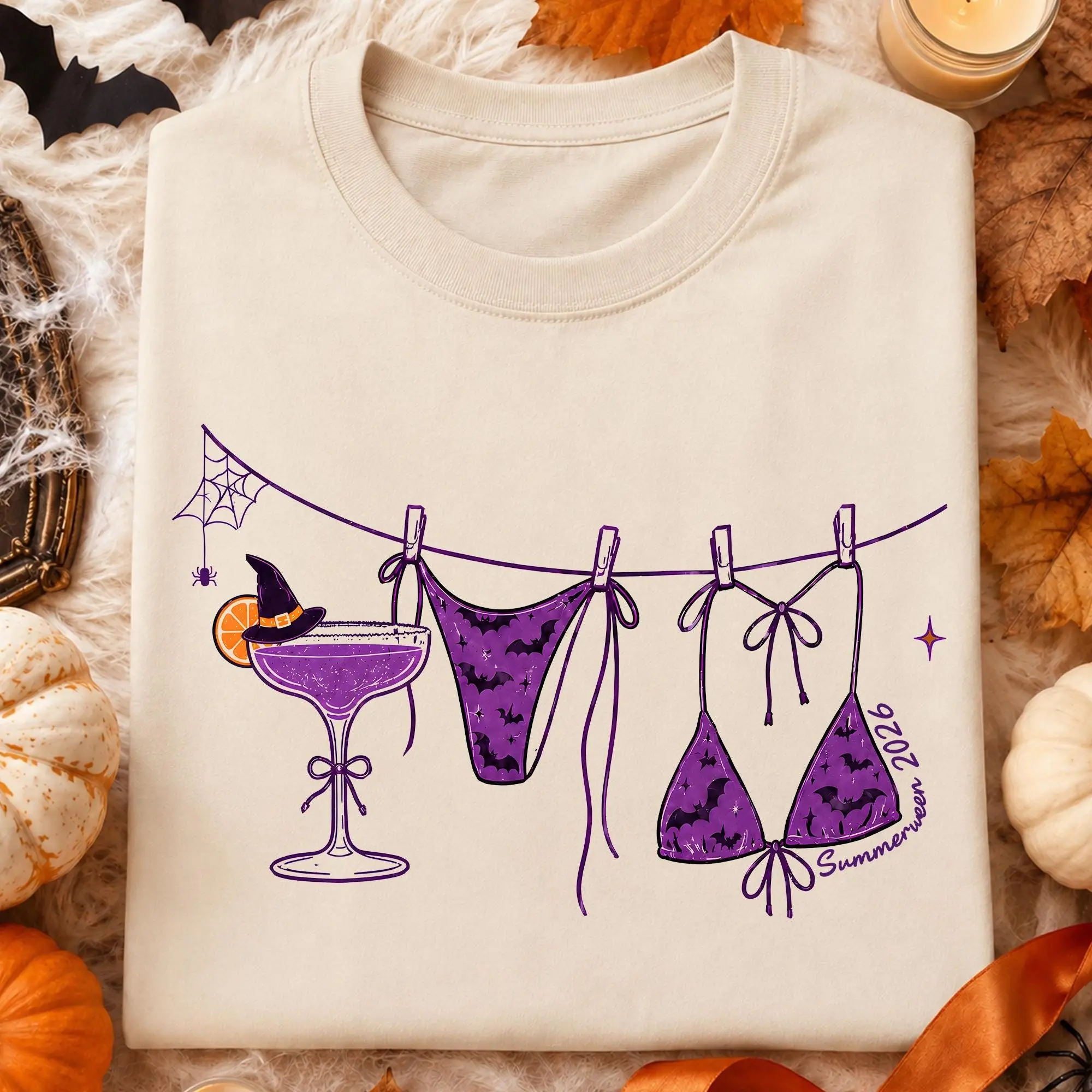 Cozy Ghost Reading Sweatshirt, Womens Halloween Book Lover Tee, Cute Books Coffee Spooky Vibes Fall Bookish Reader T-Shirt - photo 2