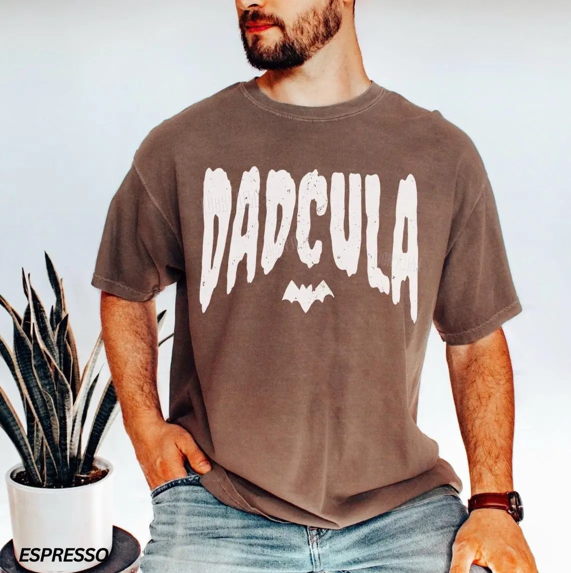Comfort Colors Dadcula Shirt, Funny Dad Halloween Costume Tee, Family Matching Gift For Men - photo 3