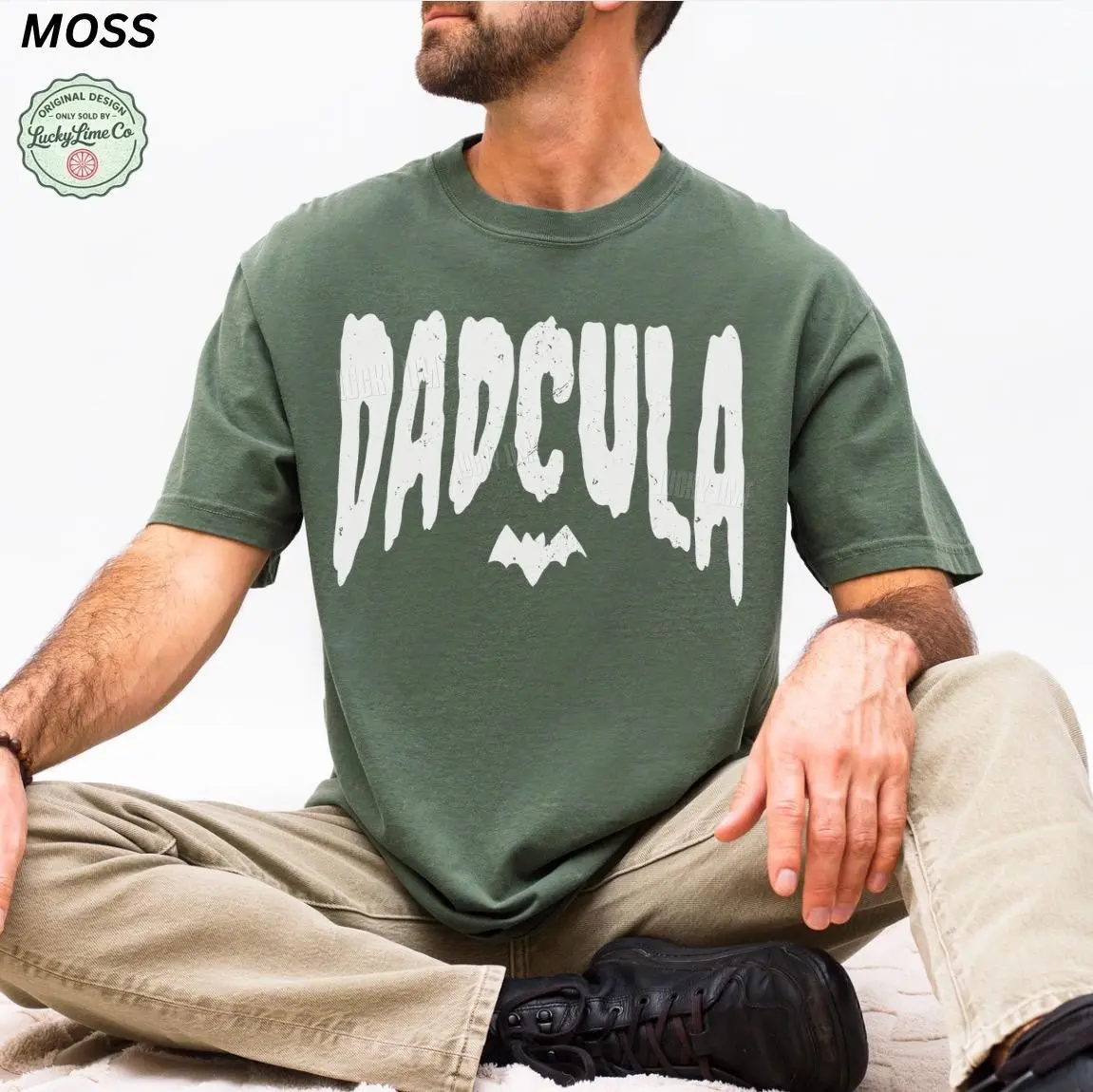Comfort Colors Dadcula Shirt, Funny Dad Halloween Costume Tee, Family Matching Gift For Men - photo 5