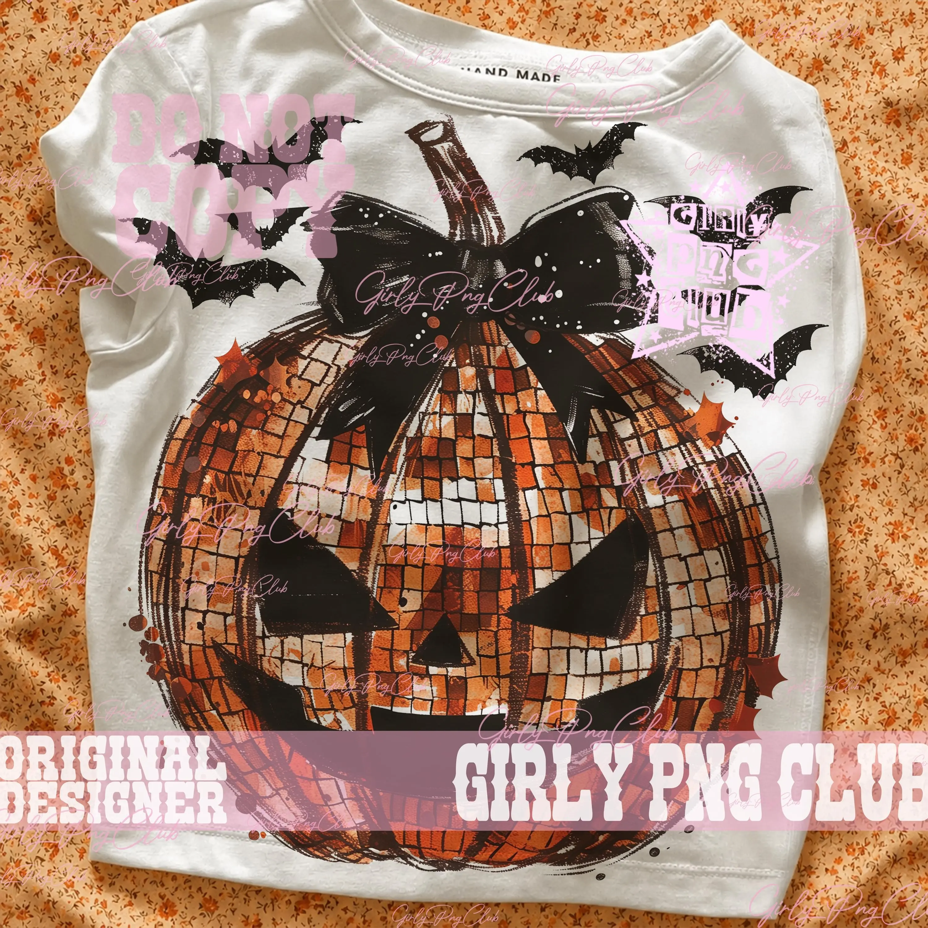 Disco Pumpkin Comfort Colors Shirt, Trendy Fall Autumn Sublimation Graphic Tee, Retro Halloween Top - photo 3