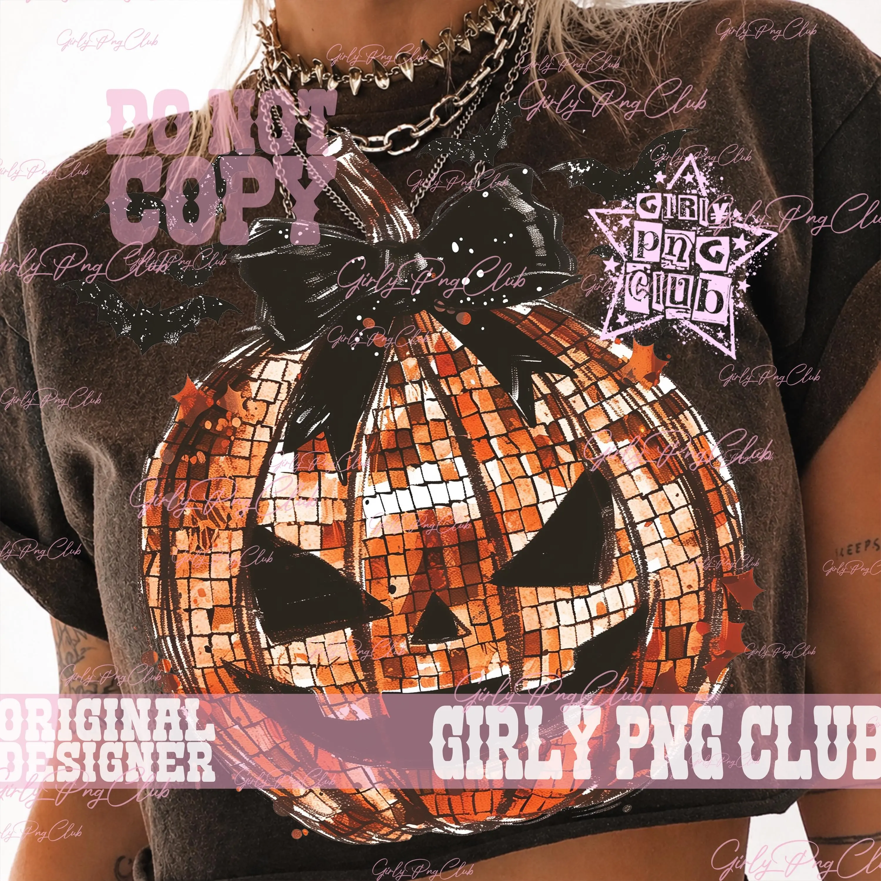 Disco Pumpkin Comfort Colors Shirt, Trendy Fall Autumn Sublimation Graphic Tee, Retro Halloween Top - photo 4