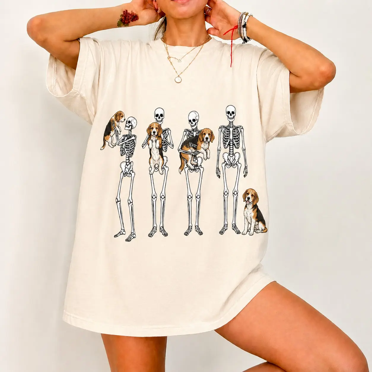 Dog Breeds Halloween T-Shirt, Funny Spooky Puppy Graphic Tee, Vintage Trick-or-Treat Cute Pet Lovers Gift - photo 1