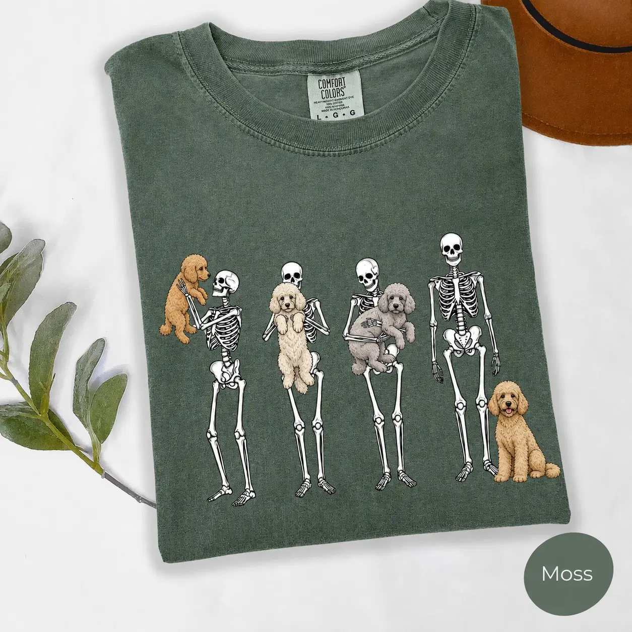 Dog Breeds Halloween T-Shirt, Funny Spooky Puppy Graphic Tee, Vintage Trick-or-Treat Cute Pet Lovers Gift - photo 2