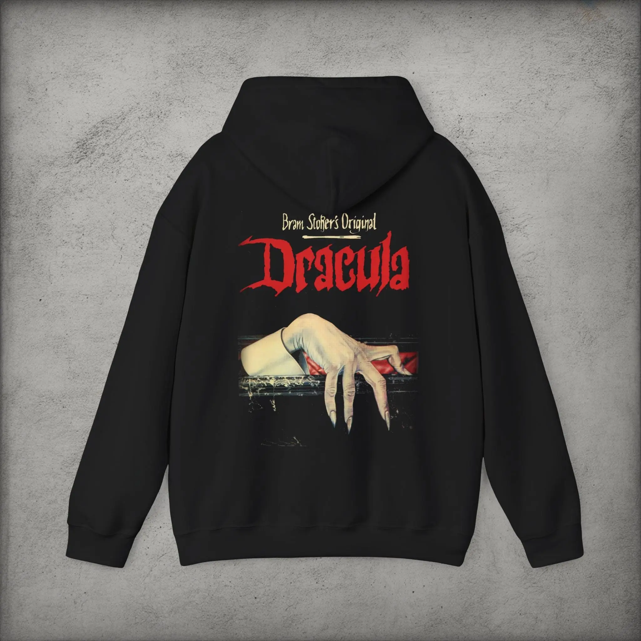 Dracula Vampire Long Sleeve Shirt, Bram Stoker Horror Goth Halloween Graphic Tee, Unisex Ladies Kids Gift - photo 5