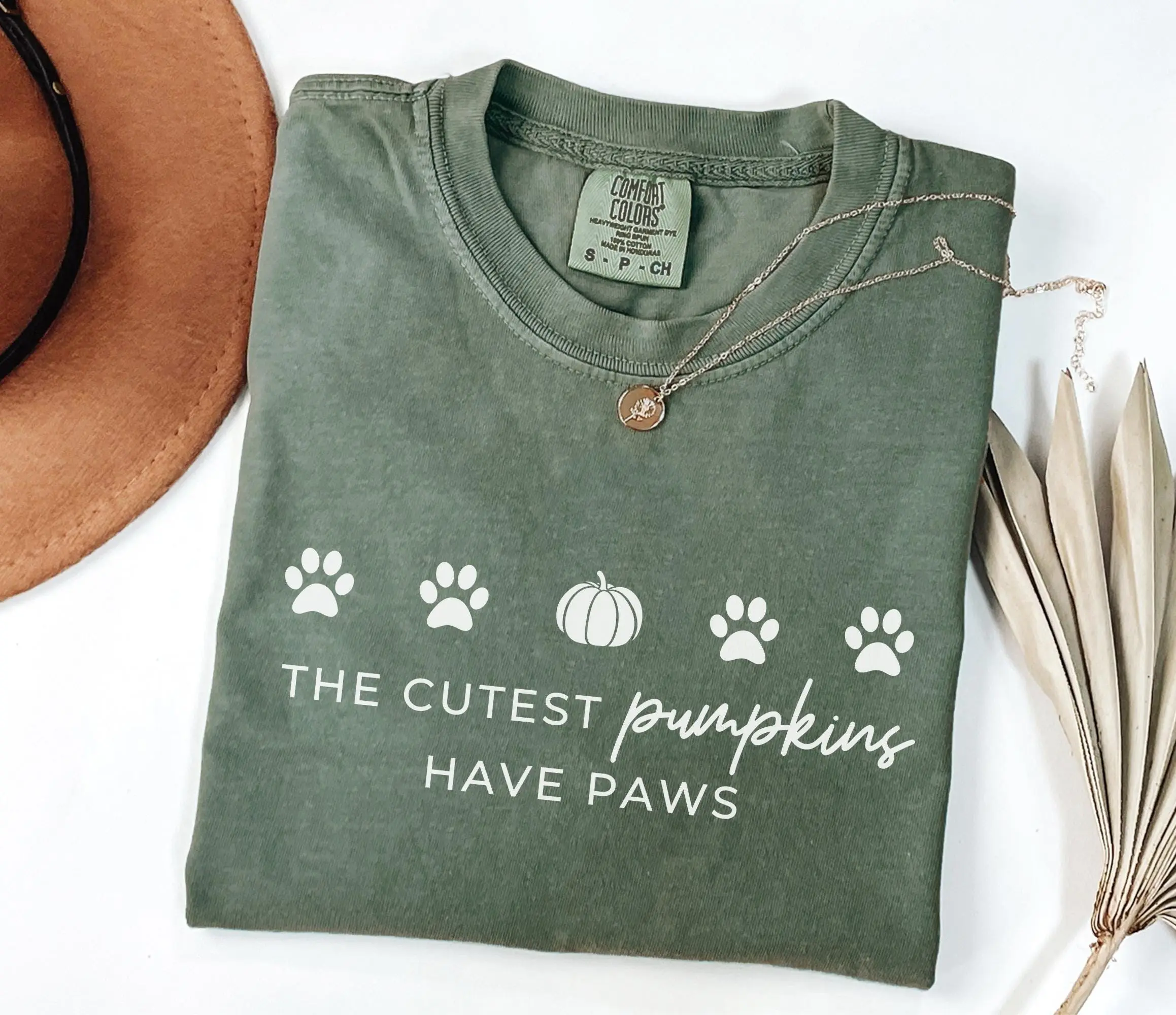 Comfort Colors Fall Dog Mom Shirt, Halloween Cat Mama Autumn Pet Lover Tee - photo 4