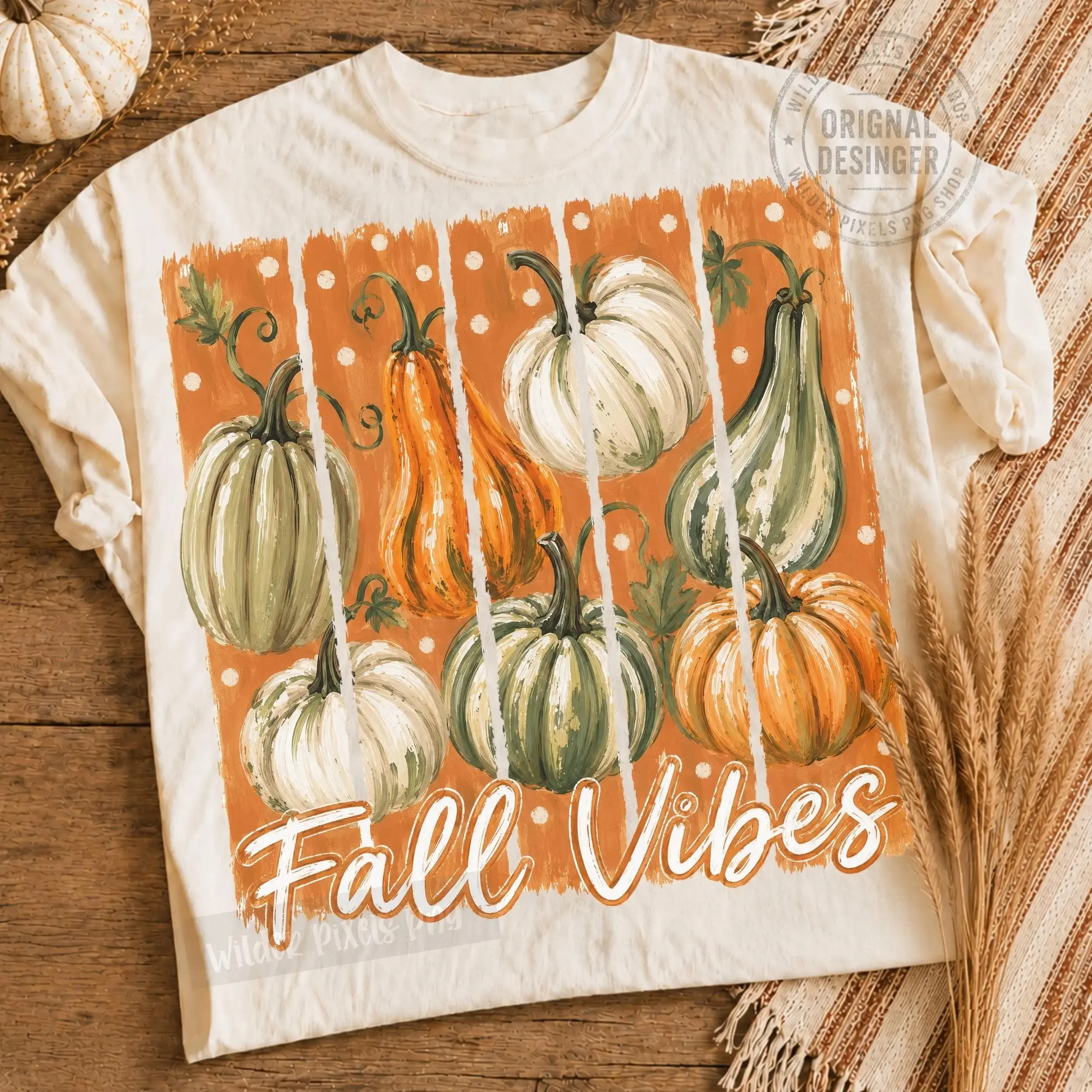 Fall Letters Word Quote Graphic Tee, Autumn Pumpkin Vibes Cozy Mom Shirt, Thanksgiving Casual Short Sleeve Top