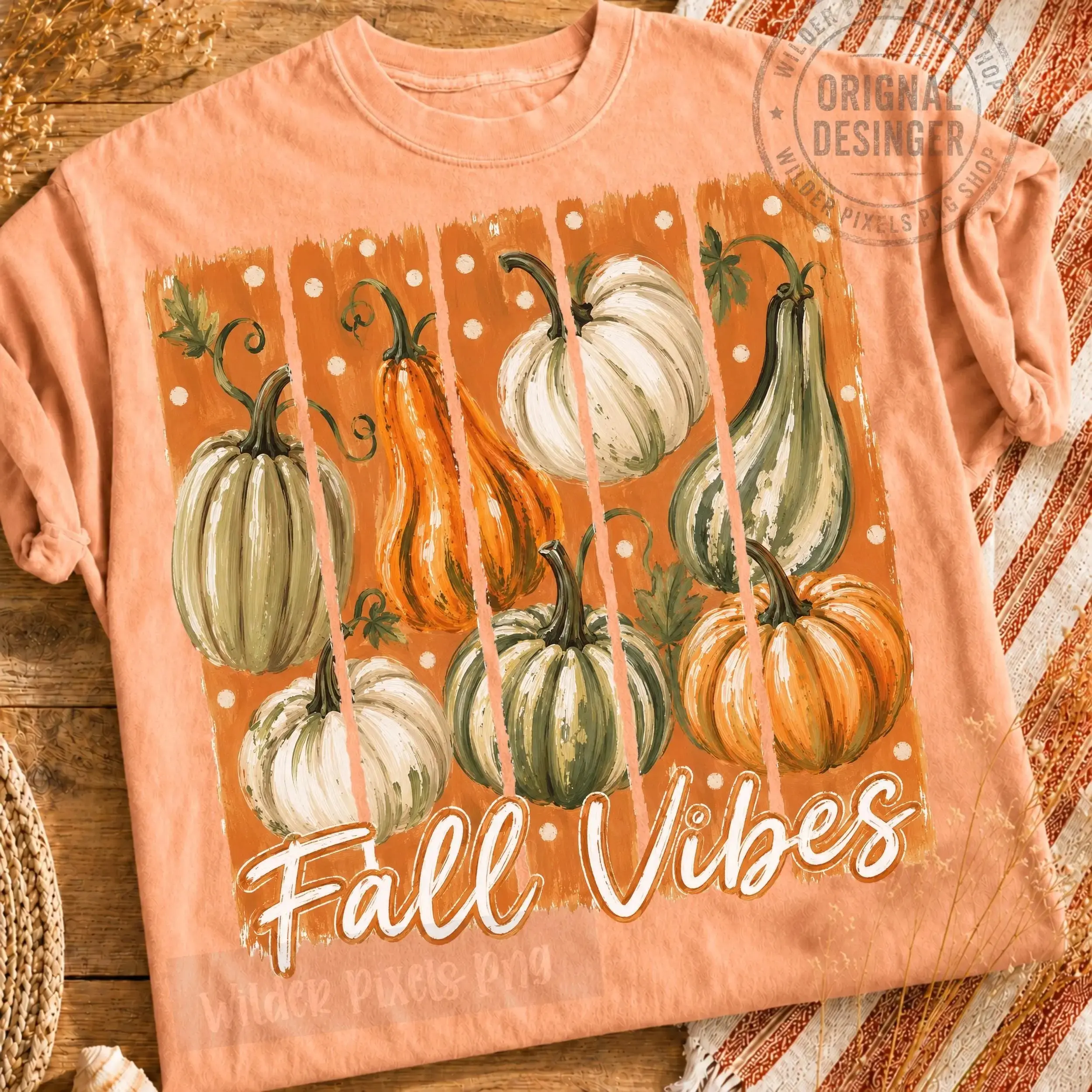 Fall Letters Word Quote Graphic Tee, Autumn Pumpkin Vibes Cozy Mom Shirt, Thanksgiving Casual Short Sleeve Top - photo 3