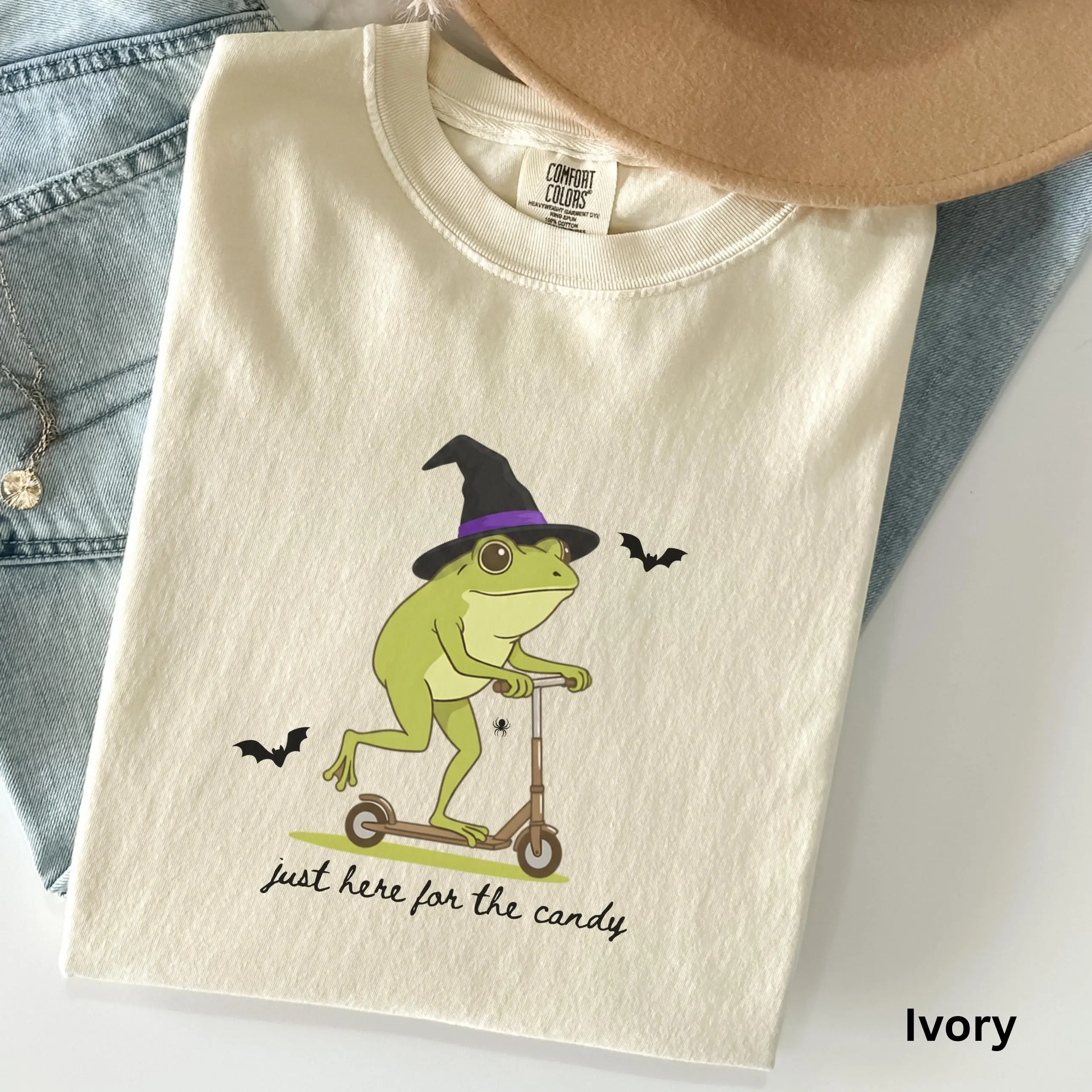 Frog Halloween Shirt for Women, Funny Cute Weirdcore Graphic Tee, Cottagecore Lover Costume Gift Top - photo 2