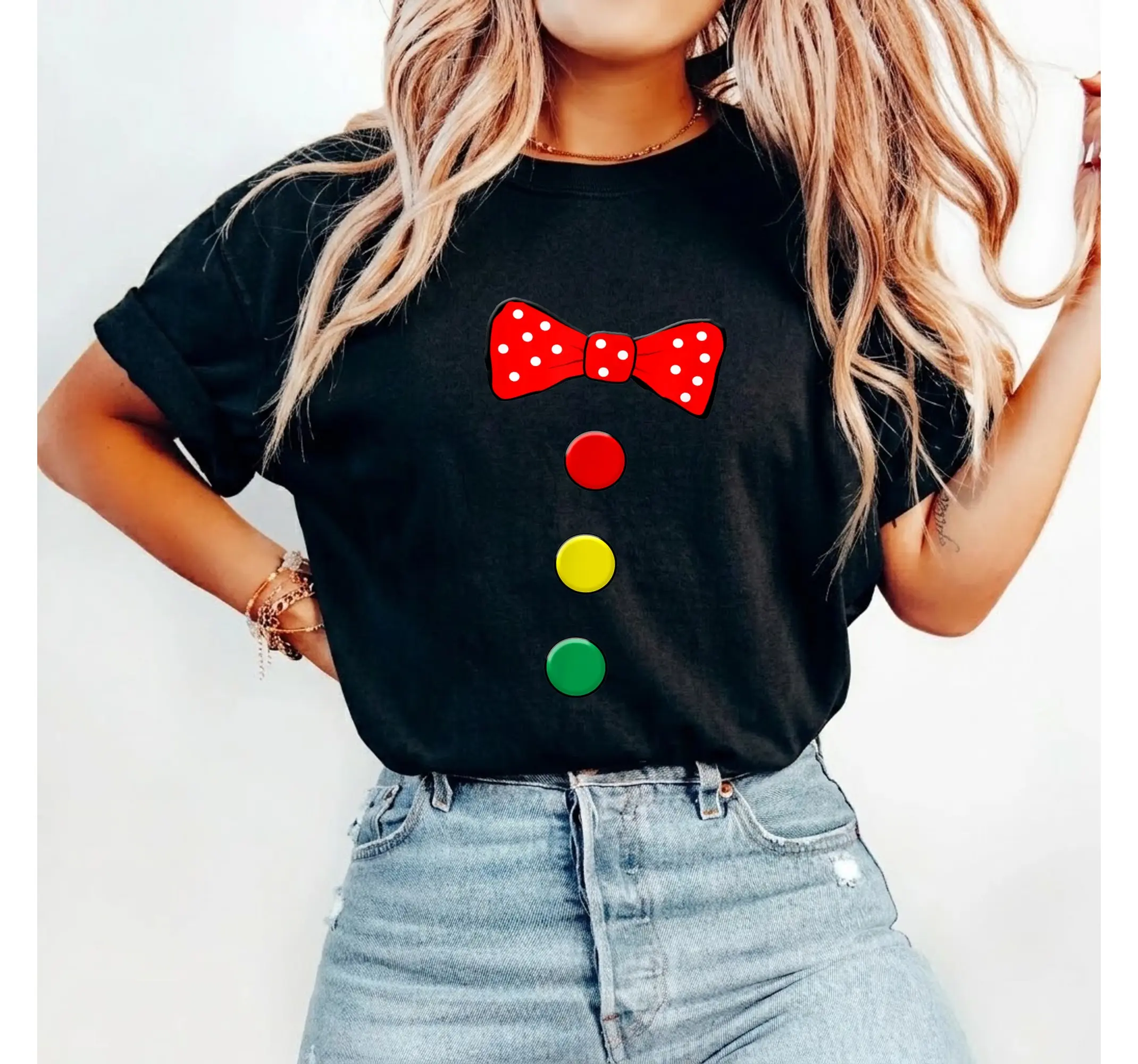 Funny Circus Clown Halloween Costume Tee, Matching Family Graphic T-Shirt - photo 2