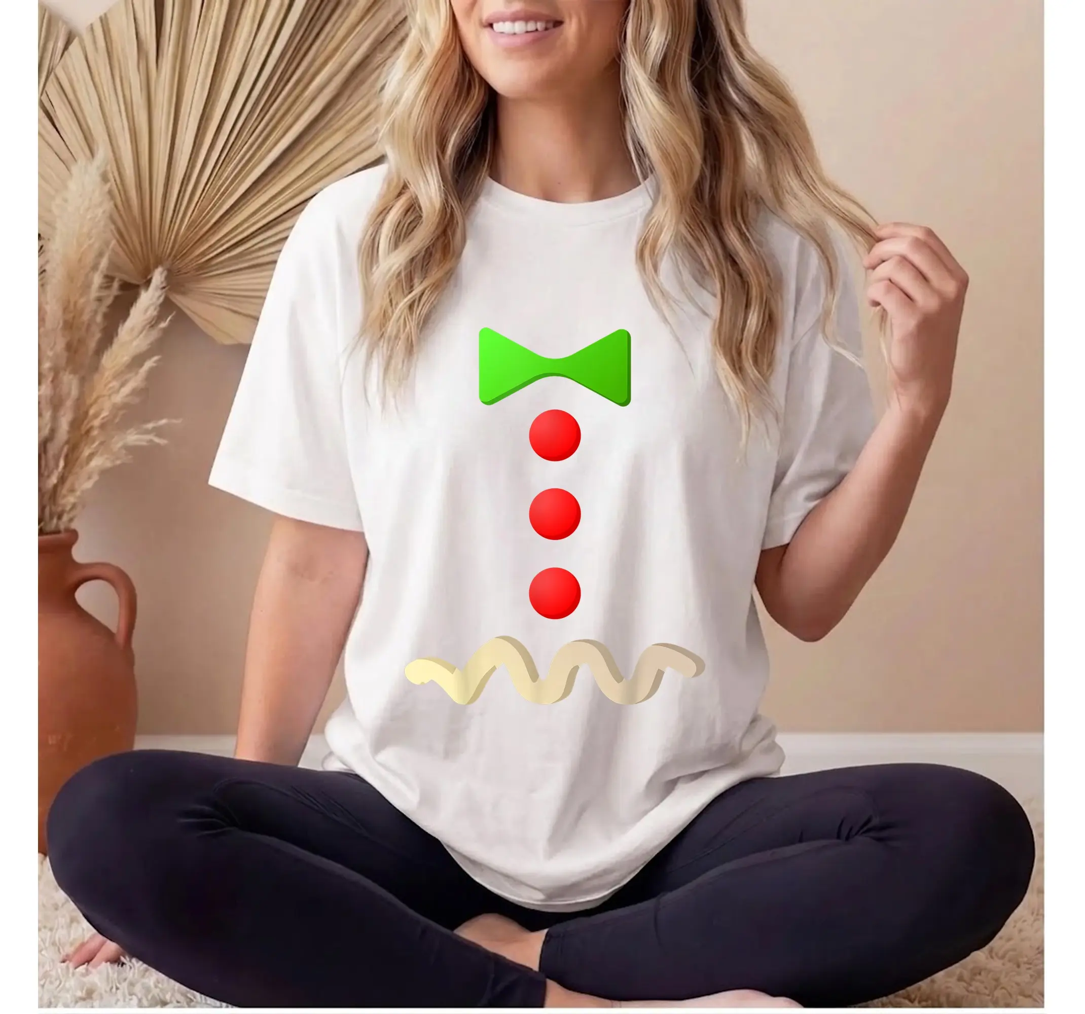 Funny Gingerbread Man Halloween Costume T-Shirt, Easy Holiday Outfit Tee - photo 2