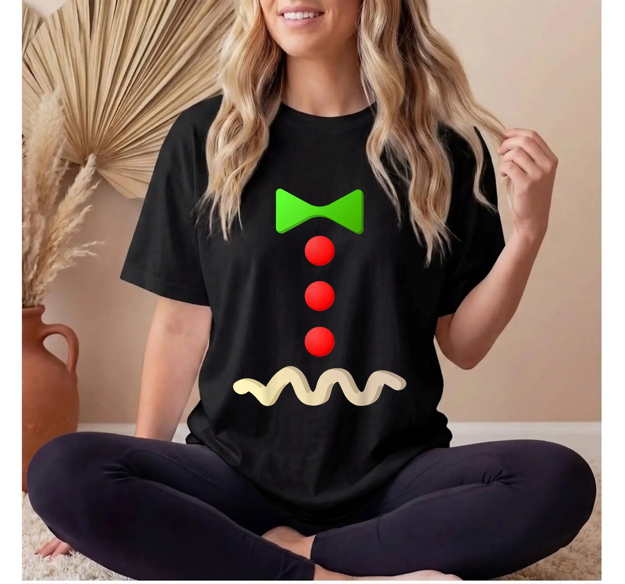 Funny Gingerbread Man Halloween Costume T-Shirt, Easy Holiday Outfit Tee - photo 3